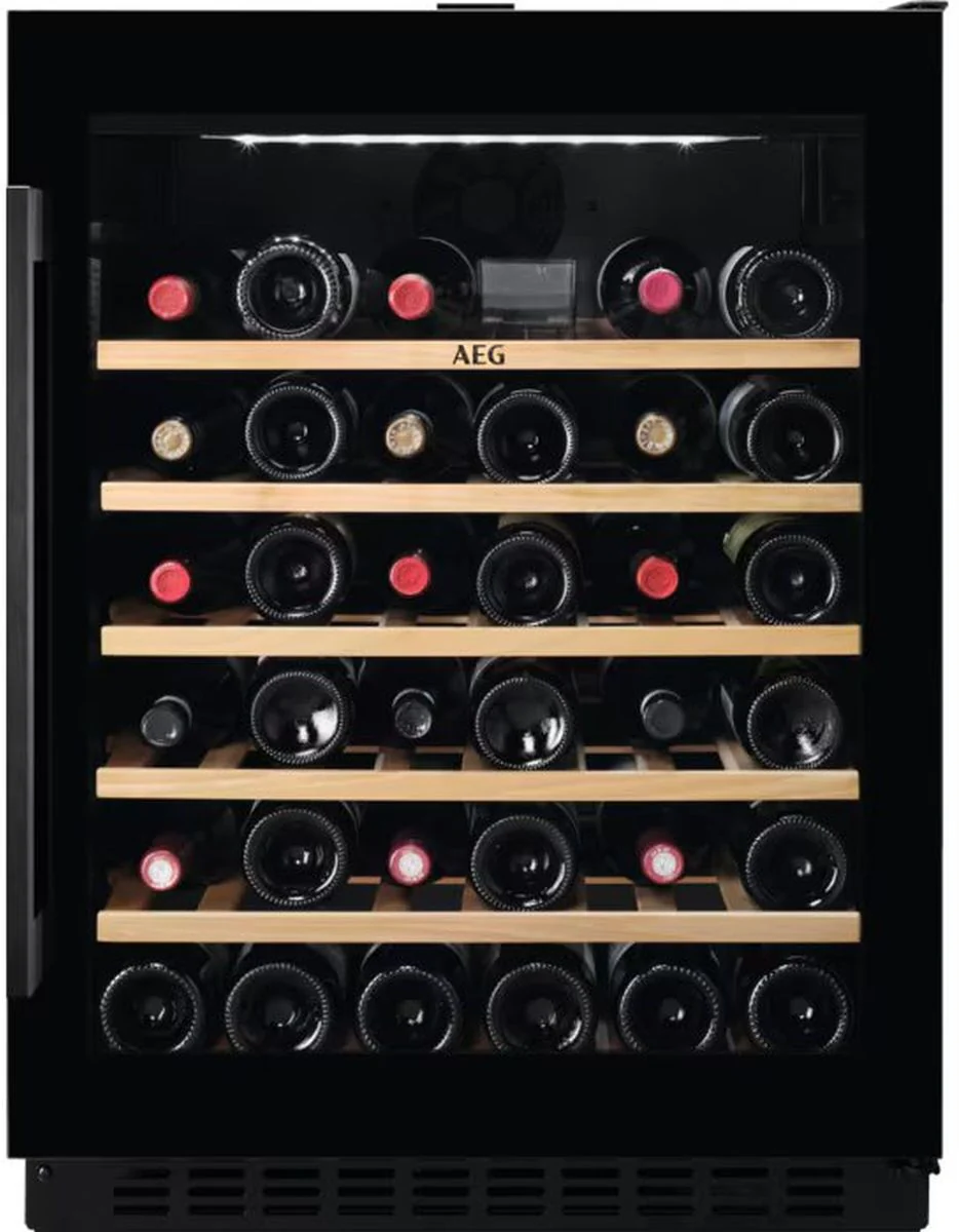 AEG AWS4052B5B - Black/Glass Wine Cooler - 52 Bottle Capacity - G Energy Rating