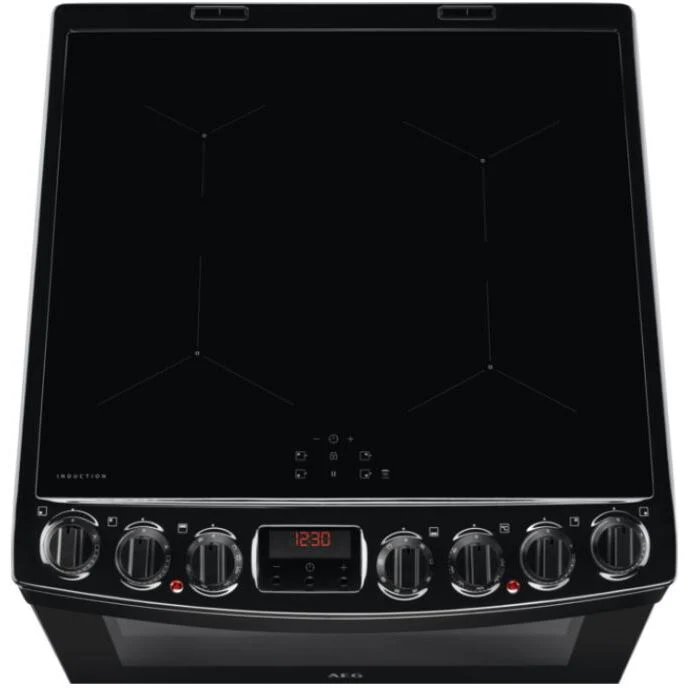 AEG CIB6742ACB 6000 SteamBake - Black Induction Electric Cooker - Double Oven - 600mm - A Energy Rating - Image 2