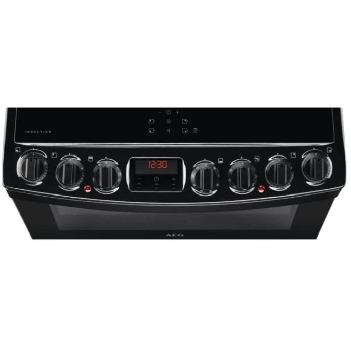 AEG CIB6742ACB 6000 SteamBake - Black Induction Electric Cooker - Double Oven - 600mm - A Energy Rating - Image 3