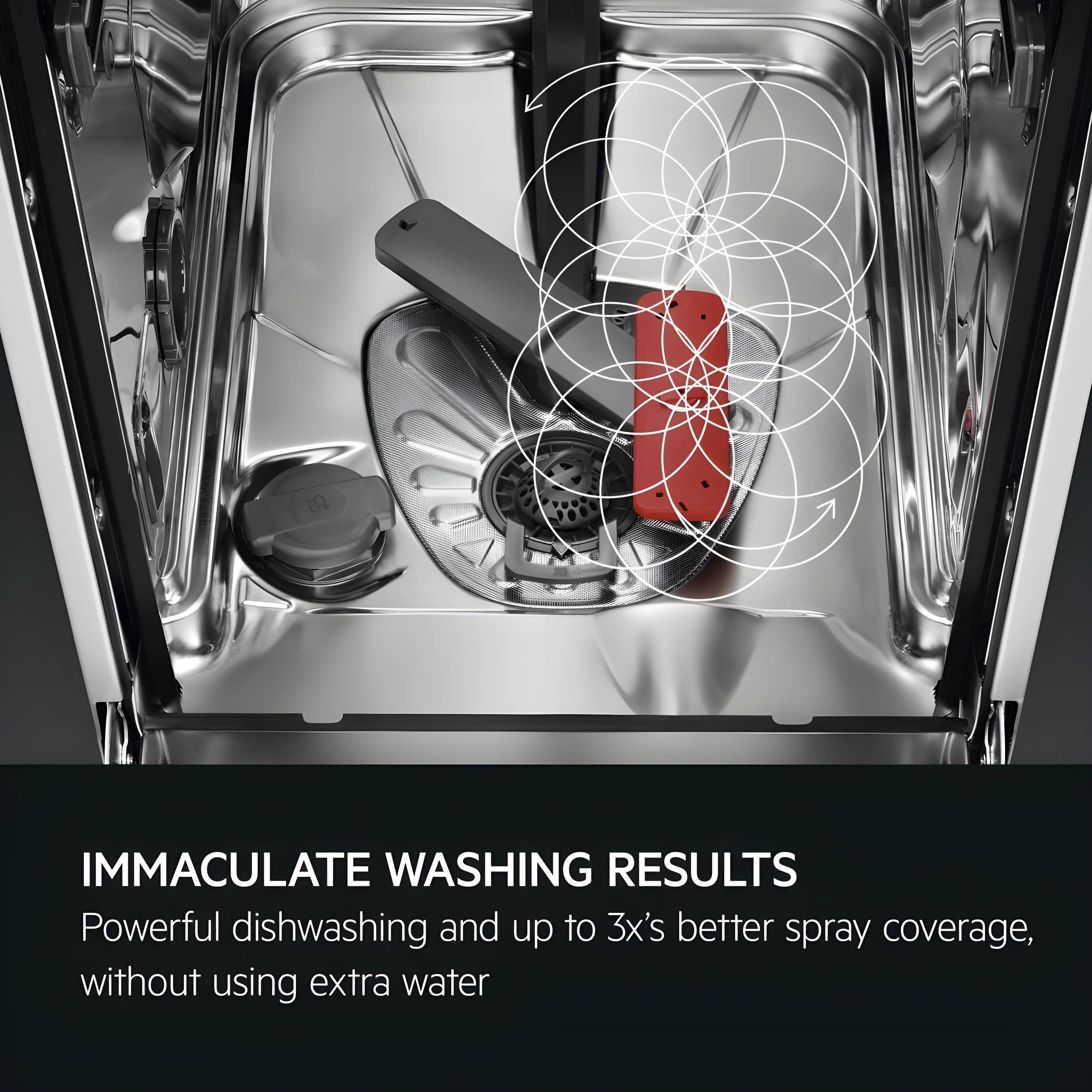 AEG FSE74507Z - Black Fully Integrated Slimline Dishwasher - 9 Place Settings - D Energy - Image 3