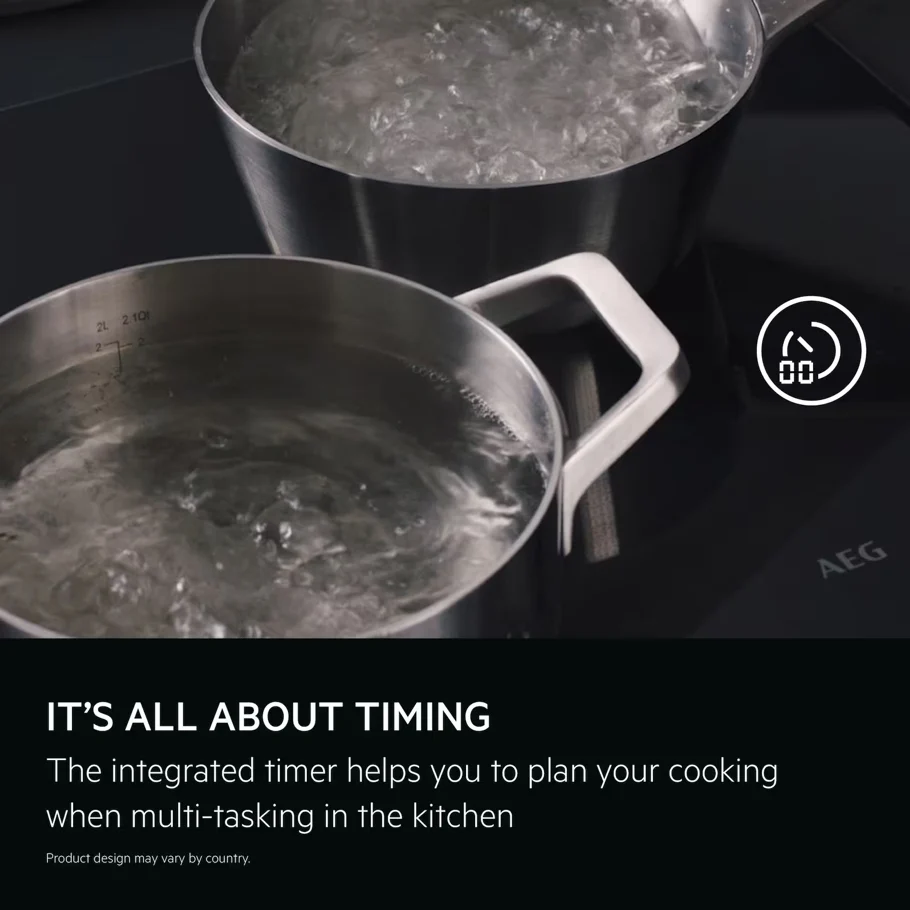 AEG TN64IA04FB - Black Induction Hob - 59cm - 4 Zones - Image 4