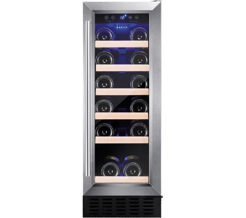 Amica AWC300SS - Stainless steel 19 Bottle Capacity Wine Cooler - G energy
