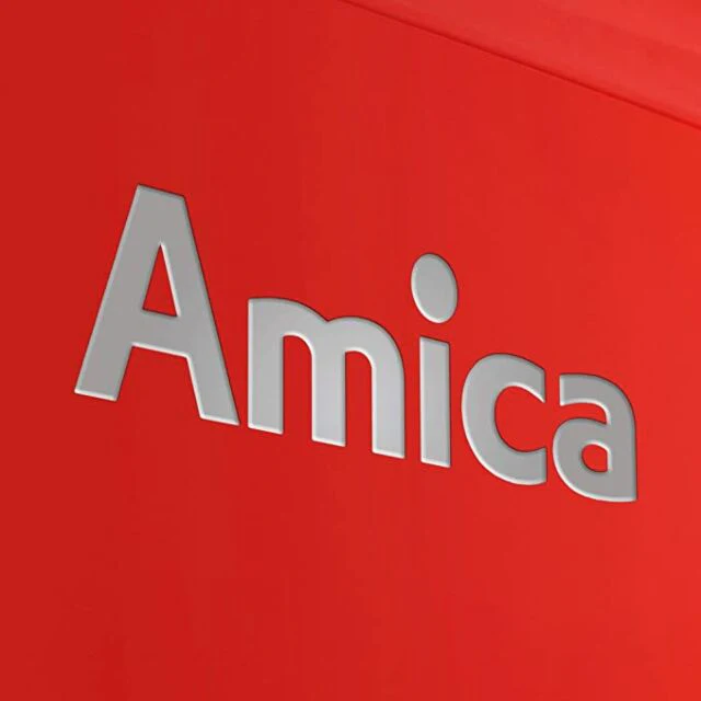 Amica FKR29653R - Red Fridge Freezer - 244L - F Energy - Image 6