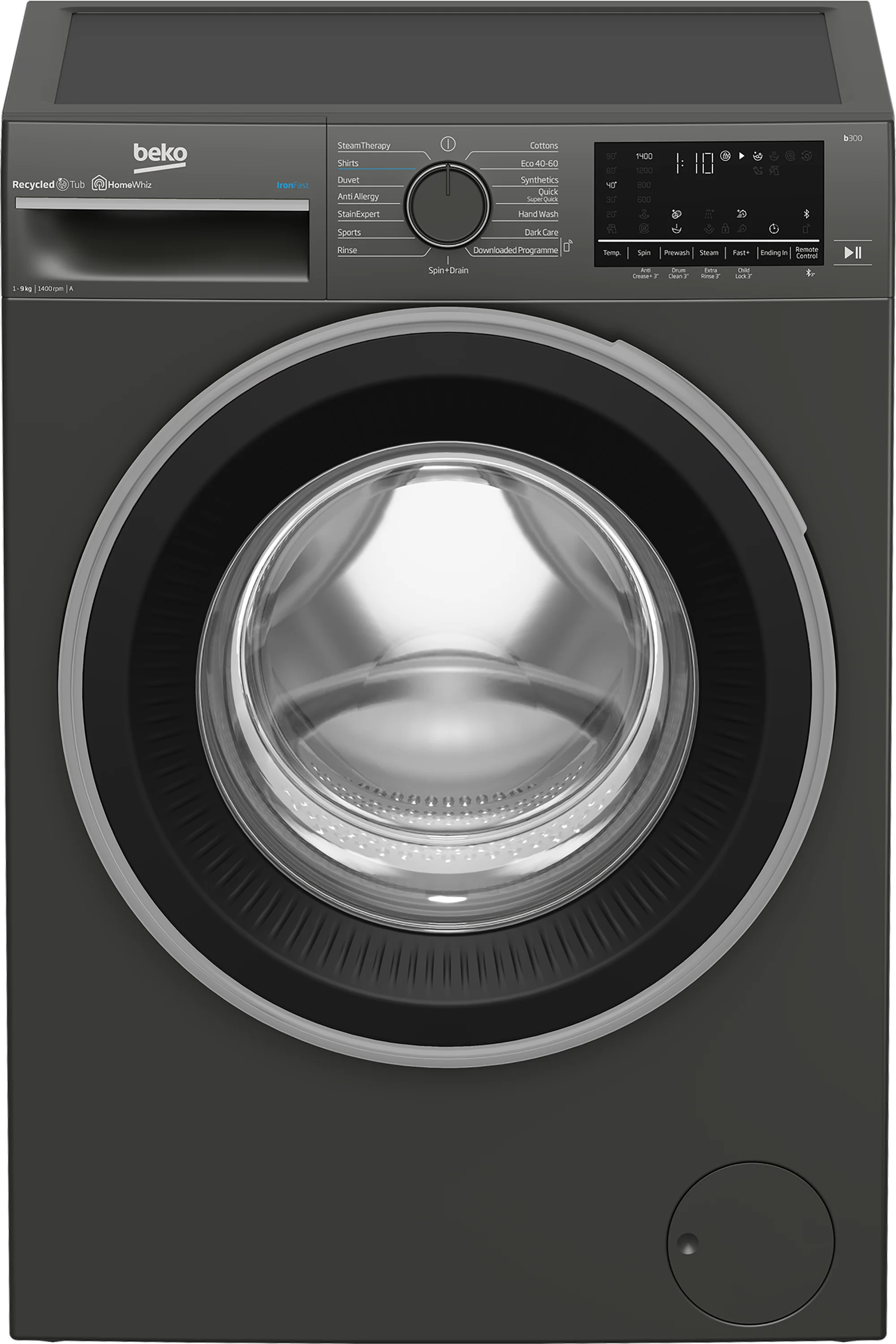 Beko B3W5941I - White 9KG Washing Machine - 1400 RPM - A energy - Image 2