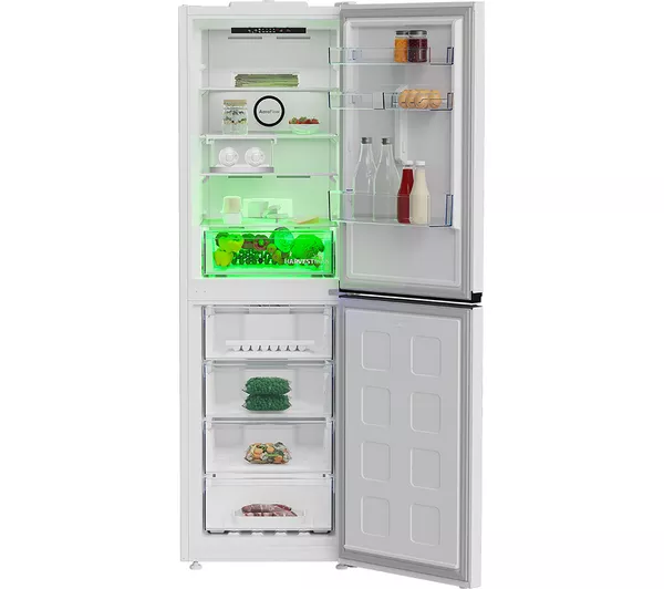 Beko CNG4692VW - White 50/50 Fridge Freezer - HarvestFresh AeroFlow - E Energy Rating