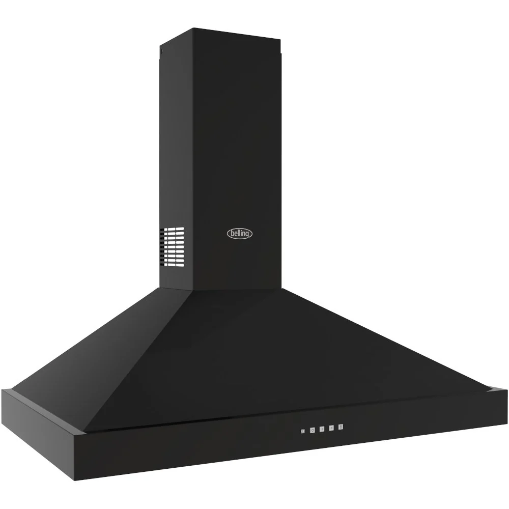 Belling Farmhouse 110PYR 444411675 - Black Chimney Cooker Hood - 600 m³/h - C energy - Image 4