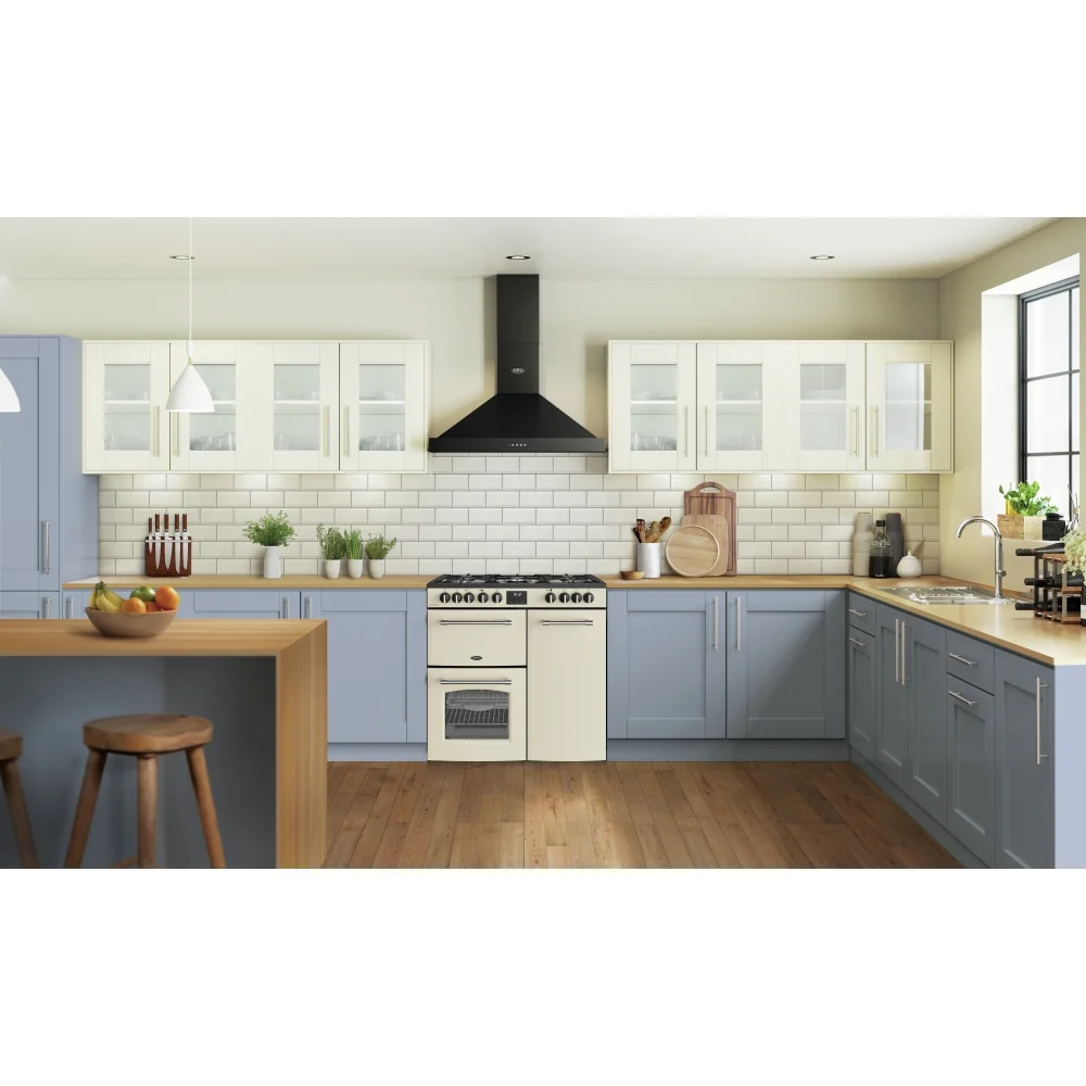 Belling Farmhouse 90DF 444411821 - Cream 90cm Dual Fuel Range Cooker - 174L Capacity - A Energy Rating - Image 2