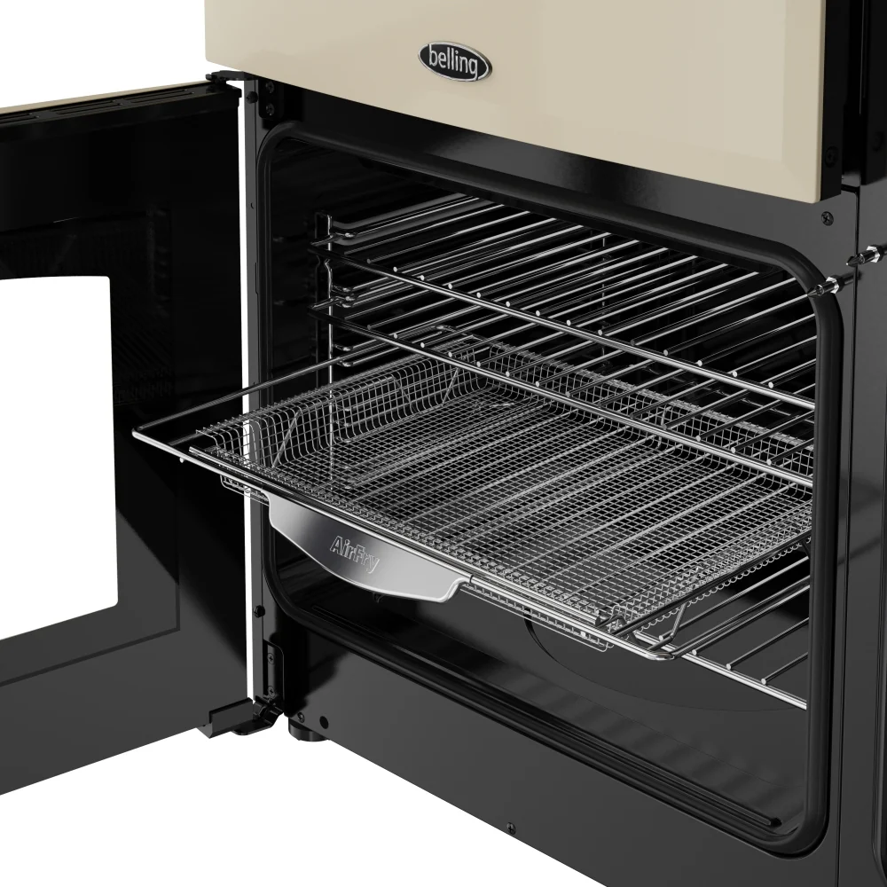 Belling Farmhouse 90DF 444411821 - Cream 90cm Dual Fuel Range Cooker - 174L Capacity - A Energy Rating - Image 3