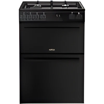 Belling FSA VISION 60DF BLK 444412047 - Black Dual Fuel Cooker - Double Oven 99L - A Rated - Image 2