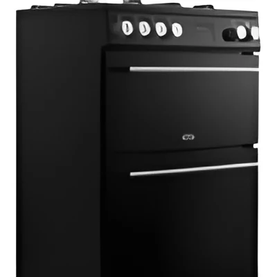 Belling FSA VISION 60DF BSS 444412048 - Black Dual Fuel Cooker with Double Oven - 60cm 99L - A Rated - Image 4