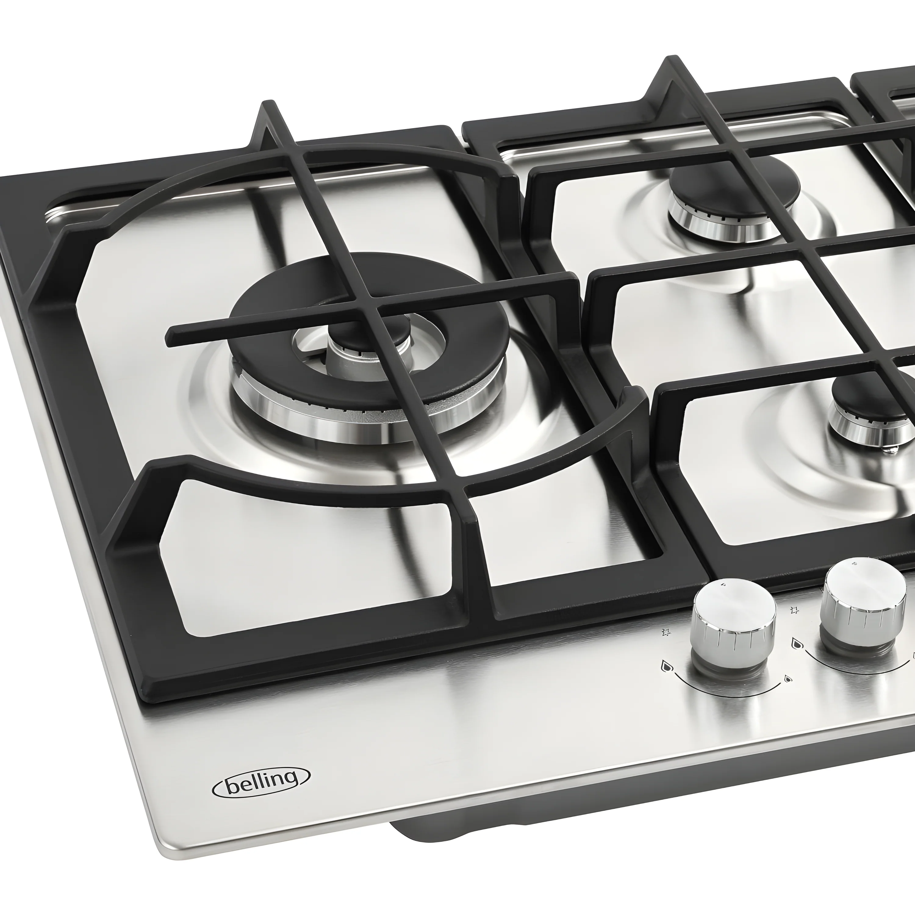 BEL GHU753CI STA 444411639 - Stainless Steel 5 Burner Gas Hob - Wok Burner - LPG Convertible - Image 3