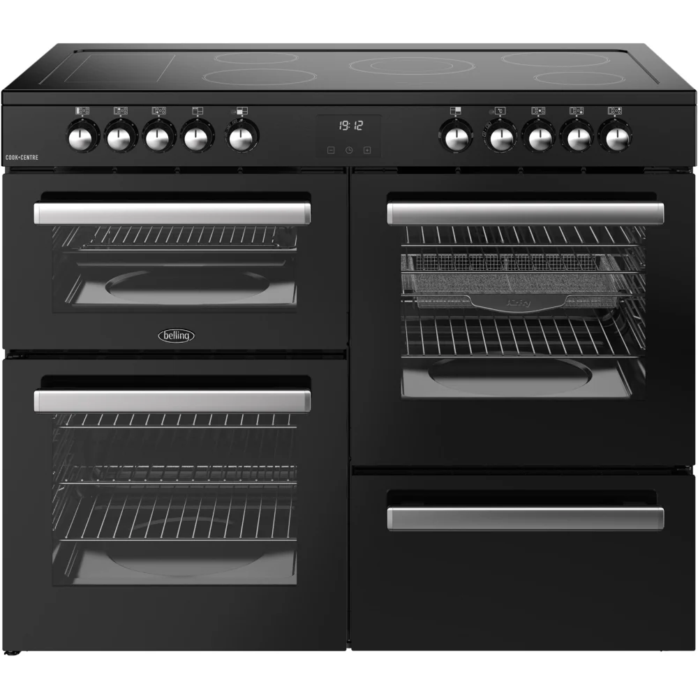 Belling RCA COOKCENTRE 110E 444411803 - Black 110cm Range Cooker - A Rated