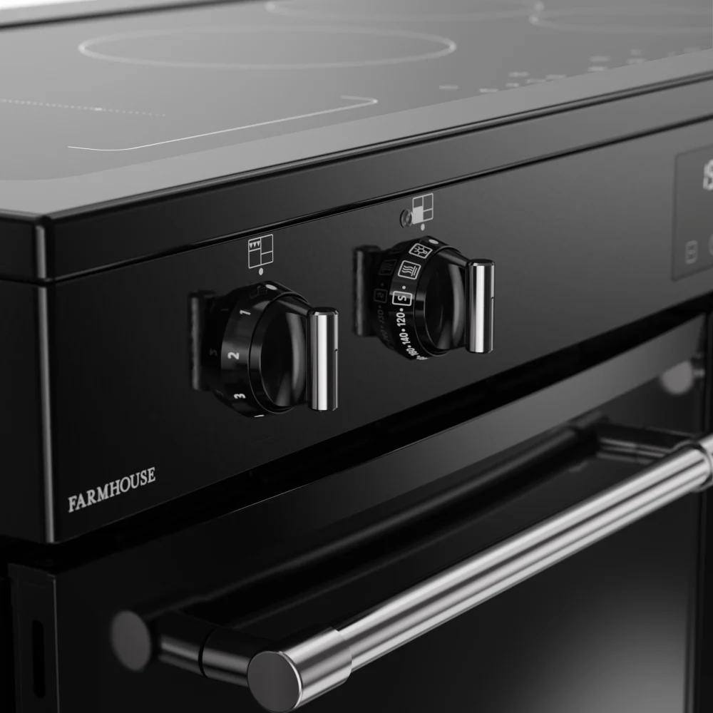 Belling RCA FARMHOUSE 110Ei 444411841 - Black 110cm Induction Range Cooker - 199L Capacity - A Energy Rating - Image 4