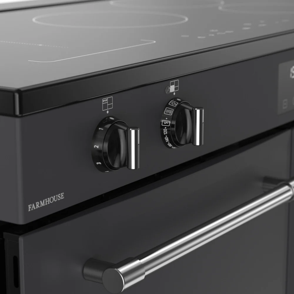 Belling RCA FARMHOUSE 110Ei 444411840 - Grey 110cm Induction Range Cooker - 199L Capacity - A Energy Rated - Image 4