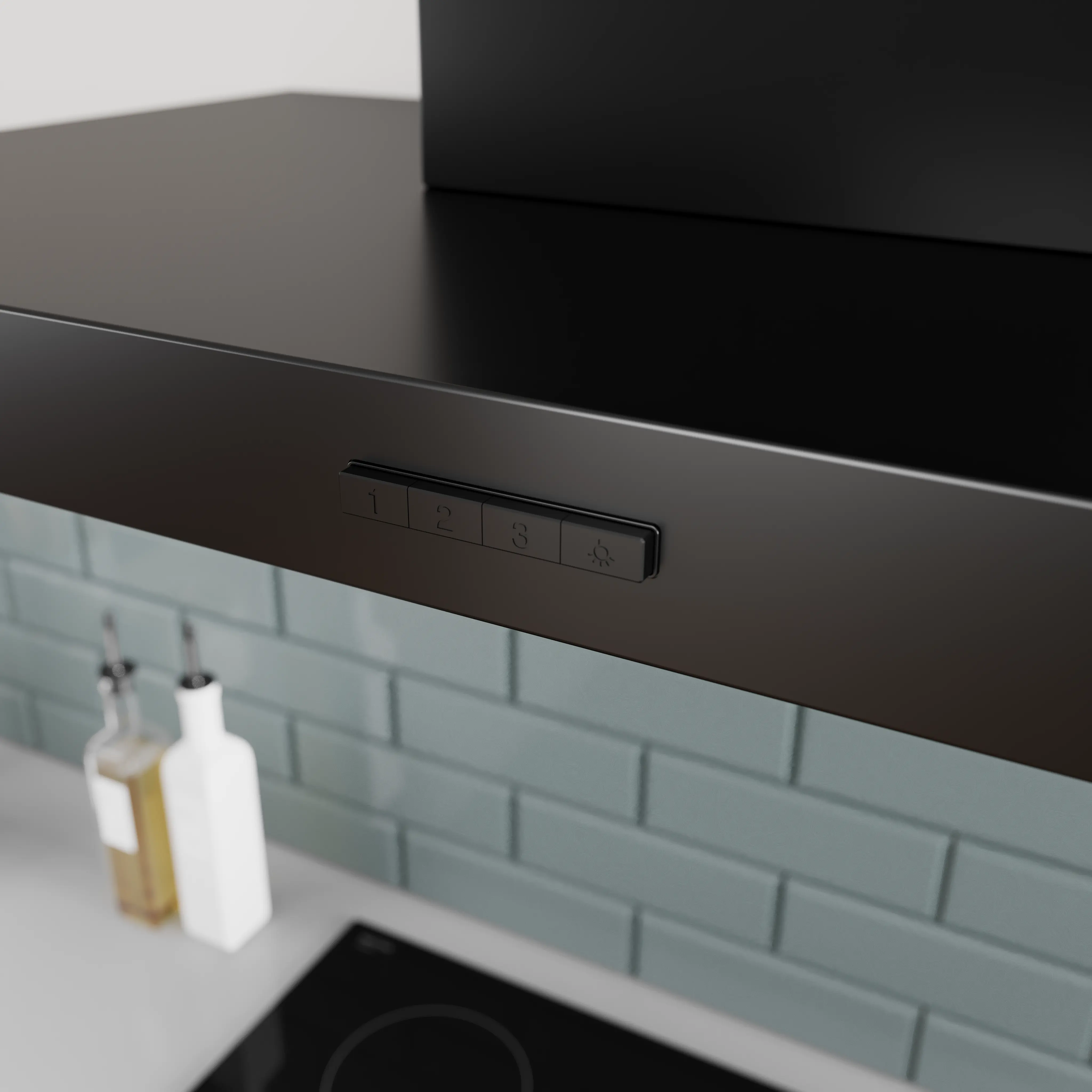 Bosch DWB95CC60B - Matt Black Wall-mounted Cooker Hood - 90cm Width - B Energy Rating - Image 3