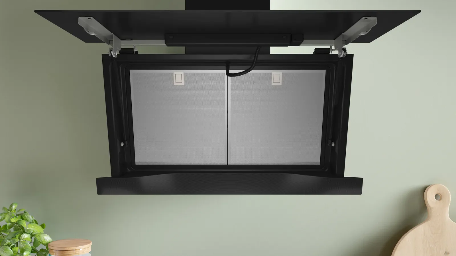 Bosch Series 8 DWK91LT60B - Black Chimney Extractor Hood - A+ energy - Image 5