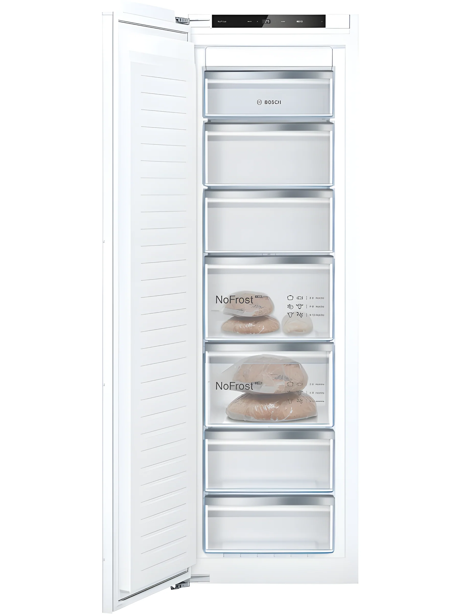 Bosch Series 4 GIN81VEE0G - Integrated Frost Free Freezer - E energy