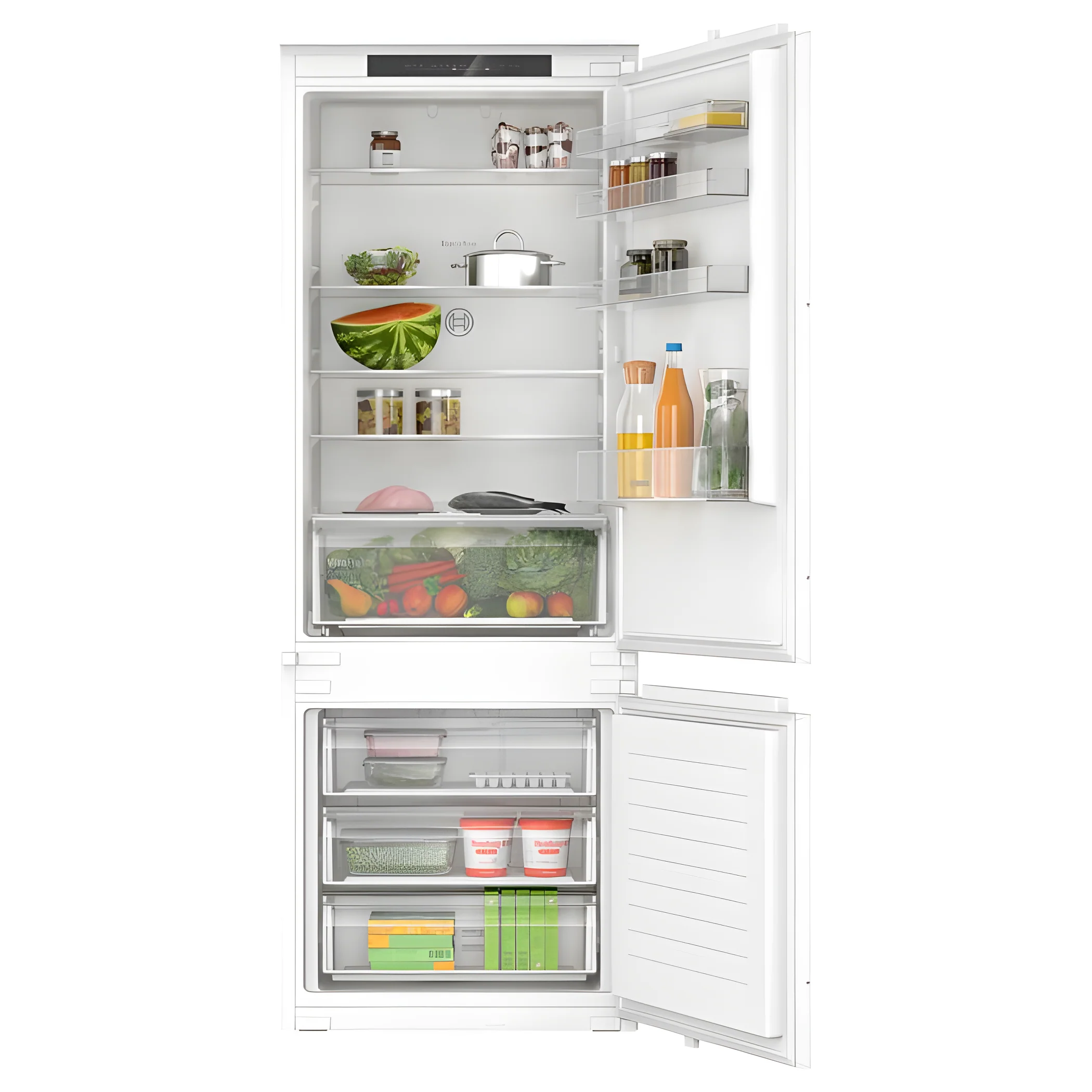 Bosch Series 2 KBN96NSE1G - Integrated XXL No Frost Fridge Freezer - 383L - E Energy Rating