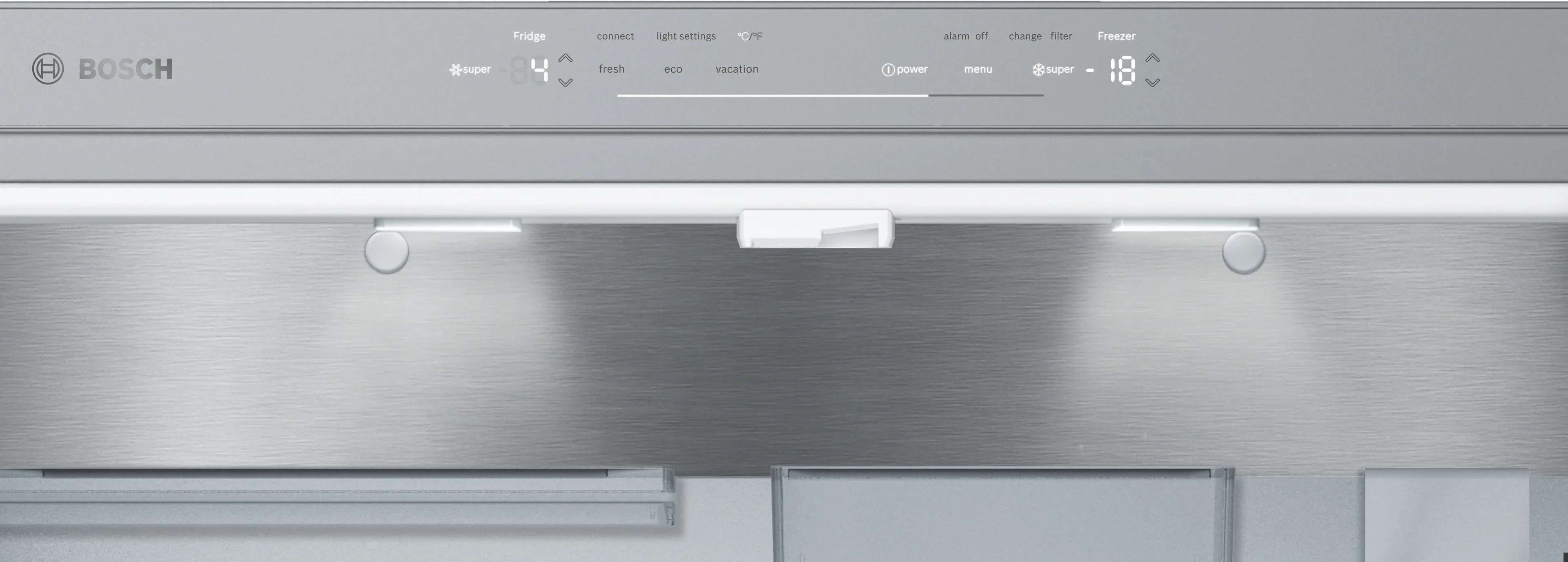 Bosch Series 8 KFF96PIEP - Stainless steel Side by Side Frost Free Fridge Freezer - E energy - Image 3