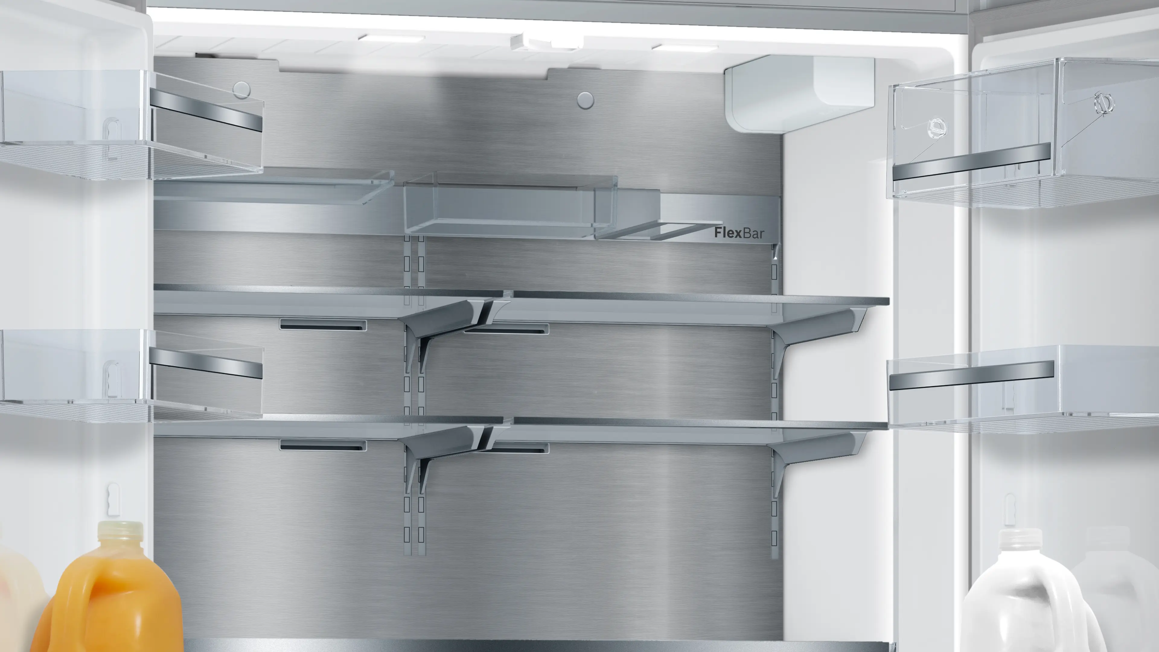 Bosch Series 8 KFF96PIEP - Stainless steel Side by Side Frost Free Fridge Freezer - E energy - Image 6