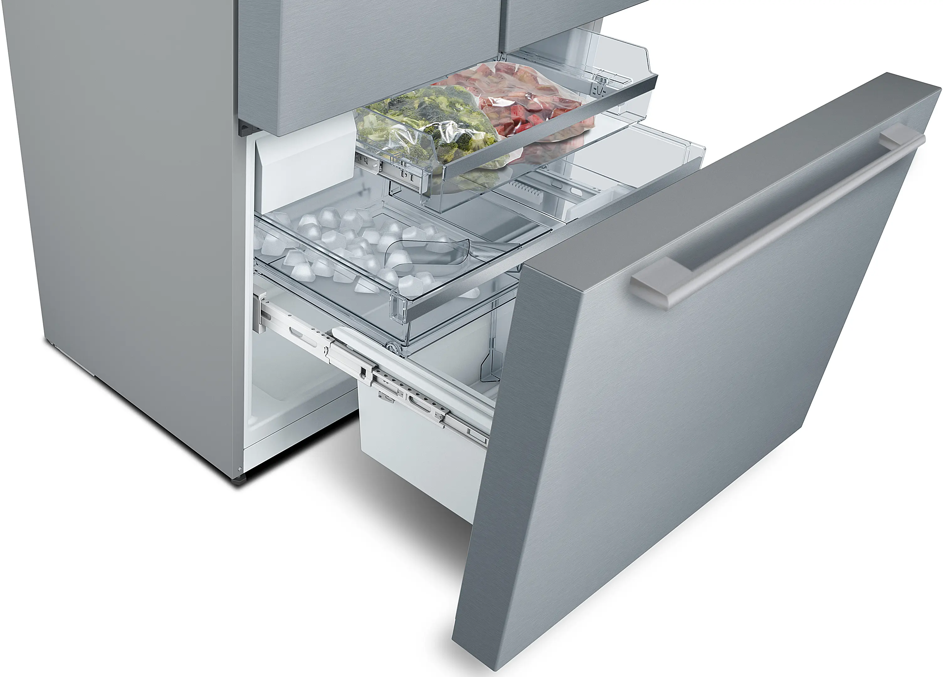 Bosch Series 8 KFF96PIEP - Stainless steel Side by Side Frost Free Fridge Freezer - E energy - Image 8