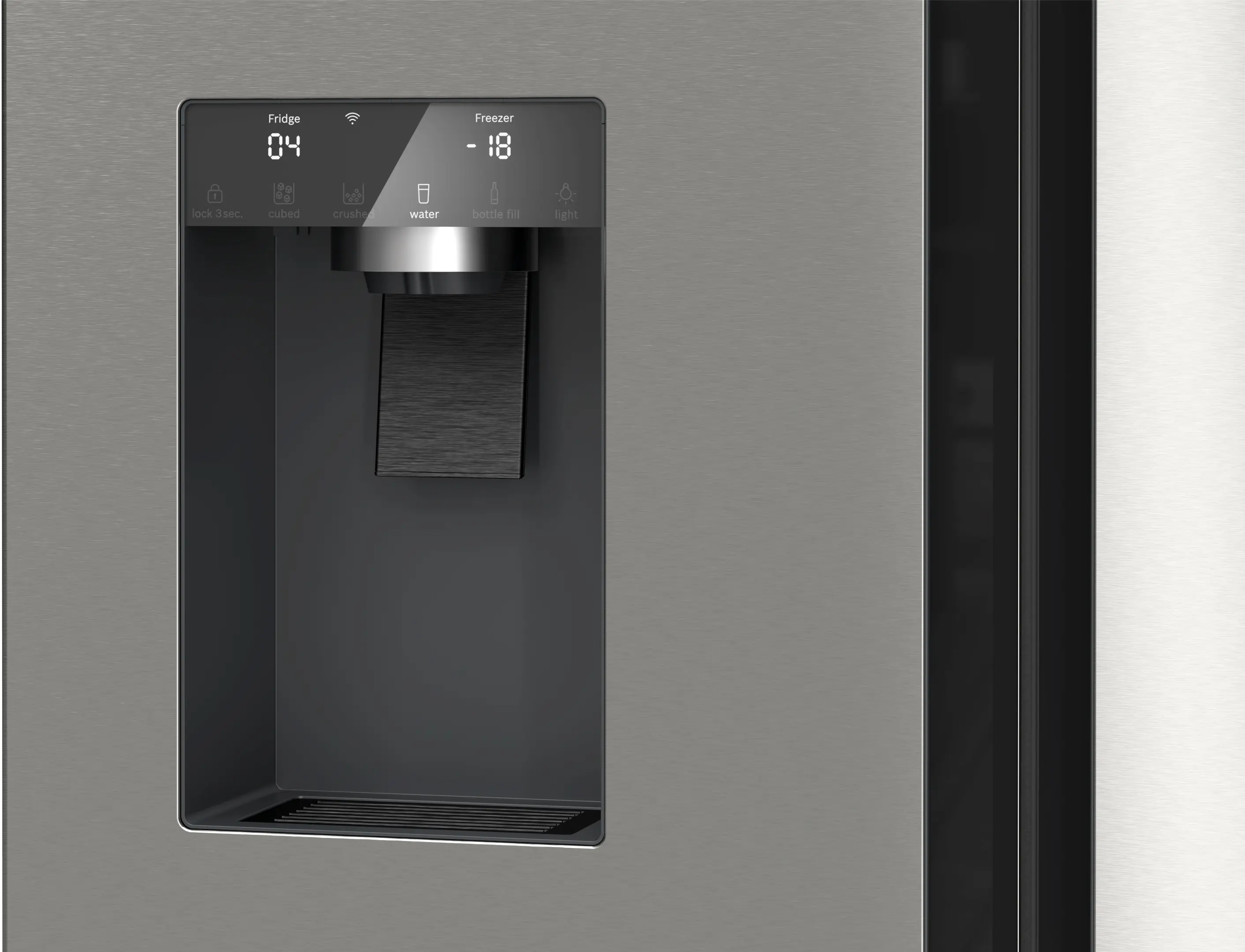 Bosch Series 6 KFI96APEAG - Stainless steel Side By Side Frost Free Fridge Freezer - E energy - Image 8