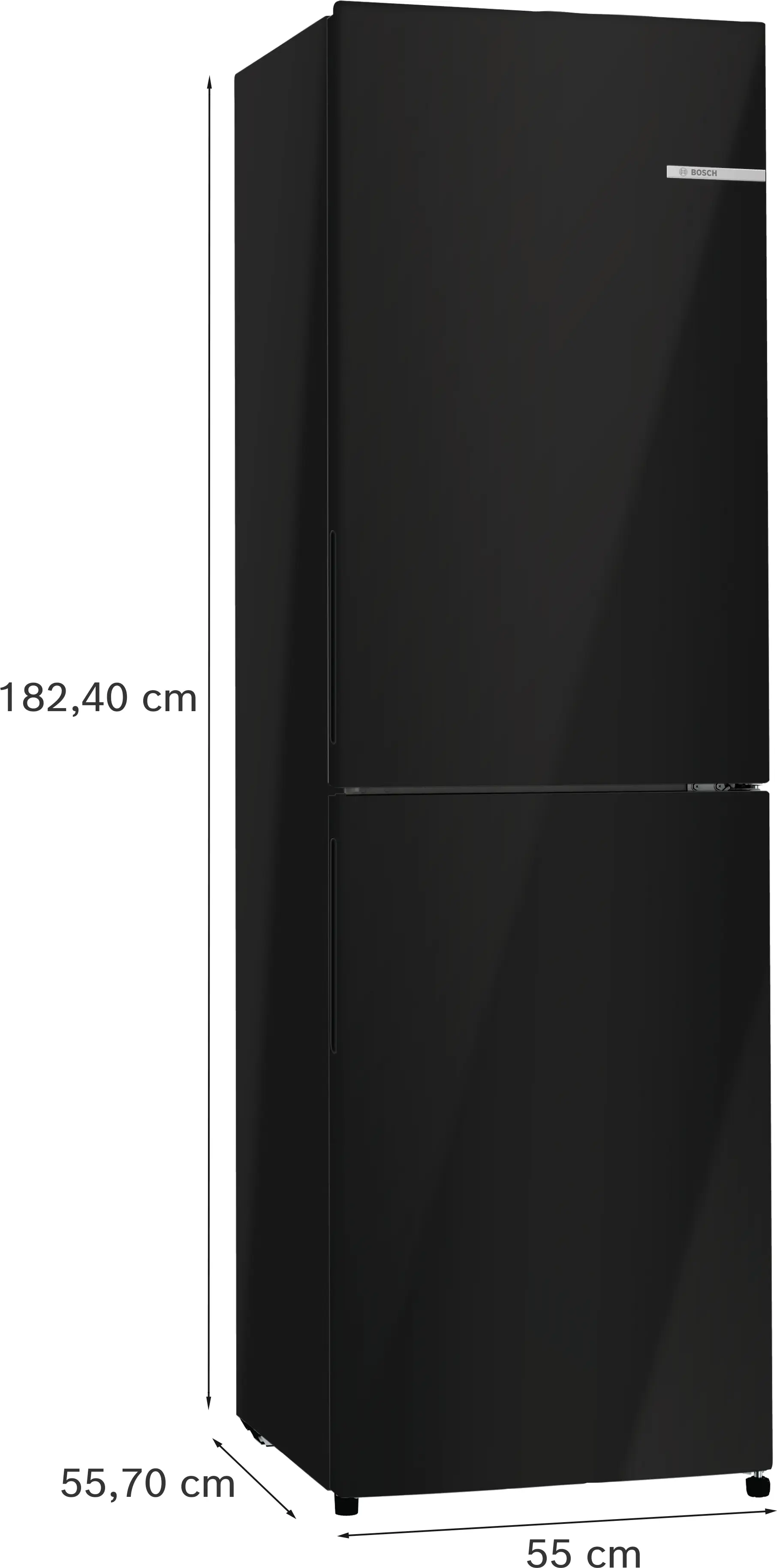 Bosch Series 2 KGN27NBEAG - Black Freestanding 50/50 Frost Free Fridge Freezer - E energy - Image 6