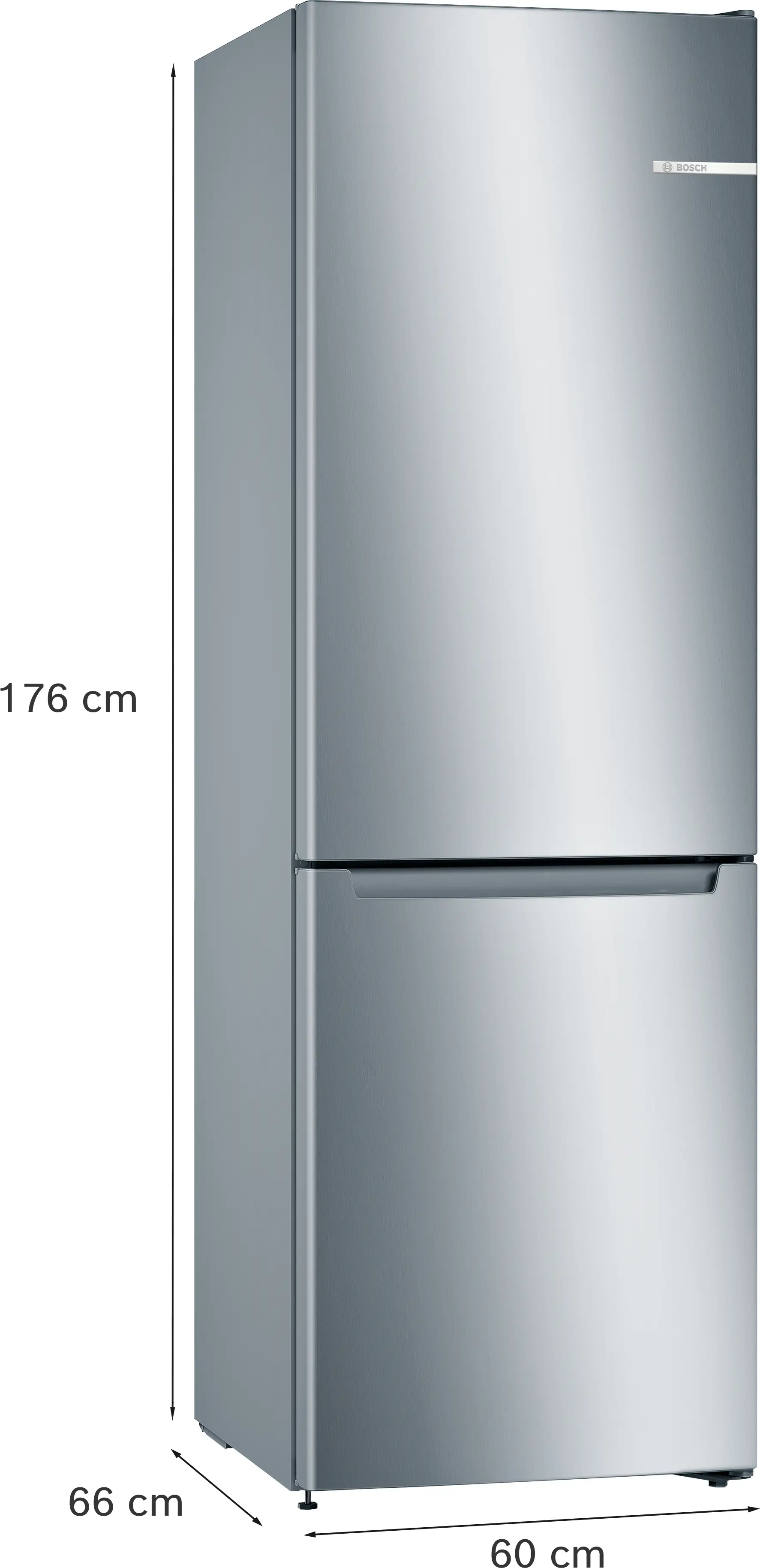 Bosch Series 2 KGN33NLEBG - Stainless Steel Fridge Freezers - 282L Total Capacity - E Energy Rating - Image 7