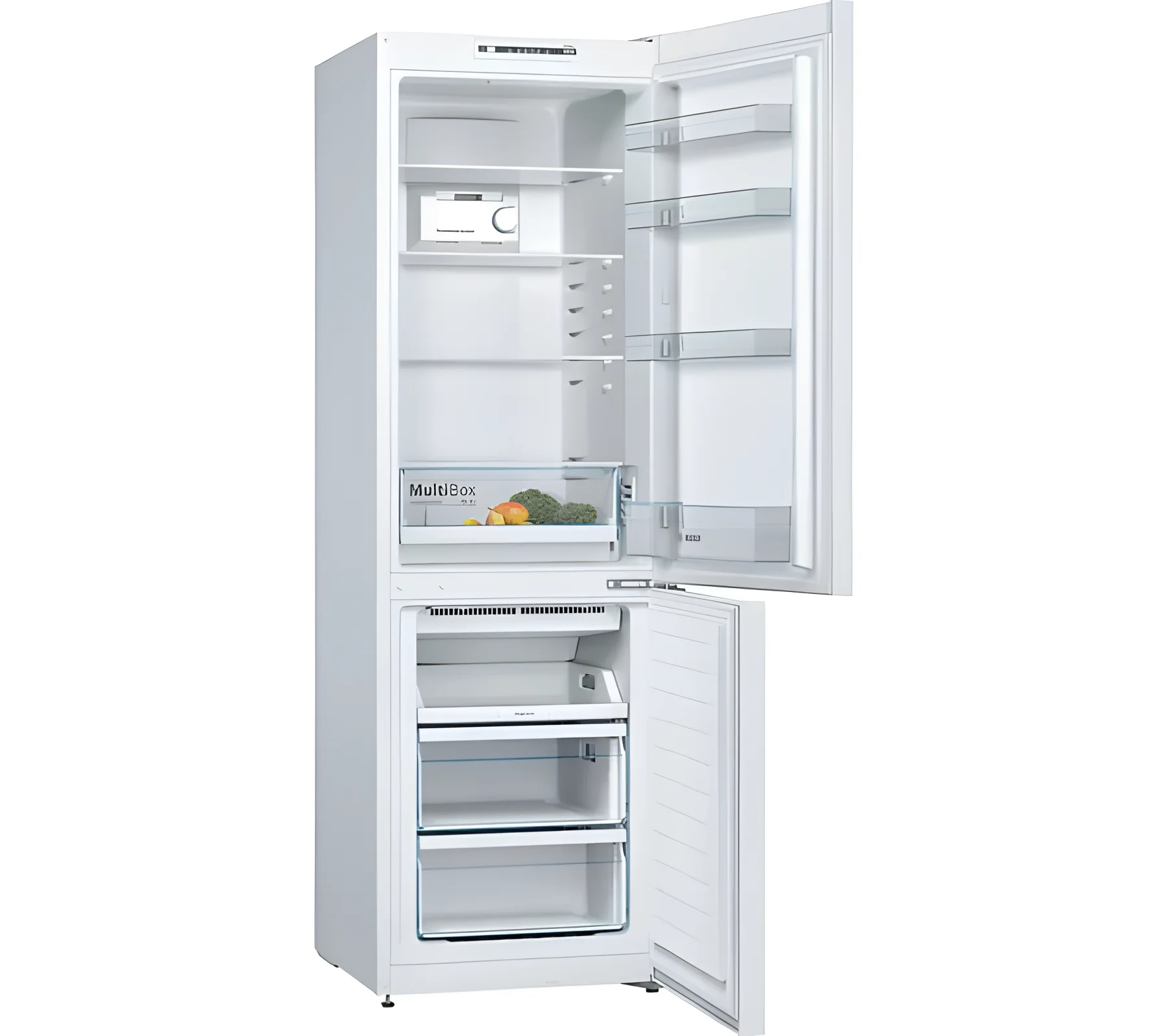 Bosch Series 2 KGN36NWEAG - White Freestanding 60/40 Frost Free Fridge Freezer - E energy - Image 2