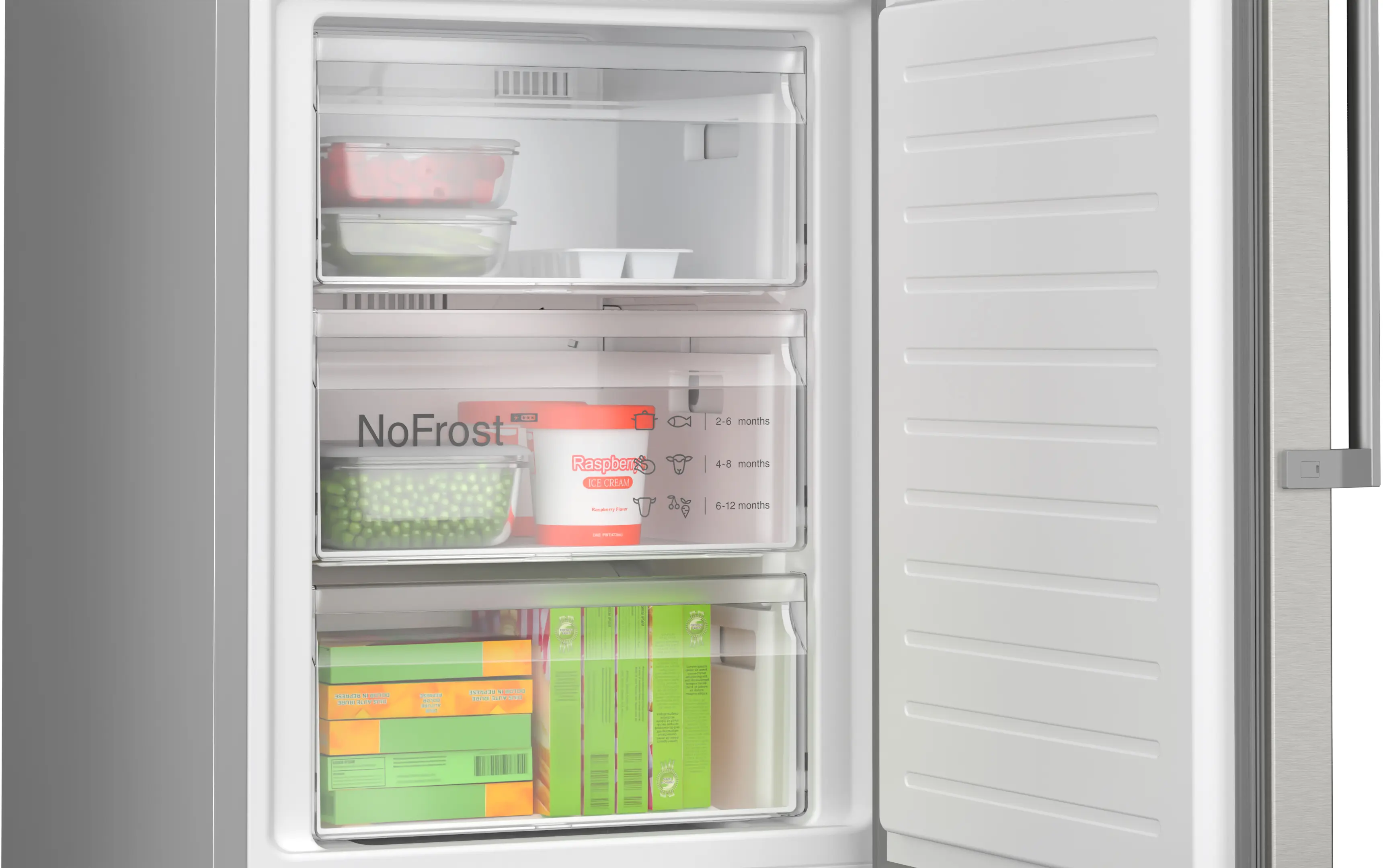 Bosch Series 6 KGN39AIAT - Stainless Steel 70/30 Fridge Freezer - 260L Fridge / 103L Freezer - A Rated - Image 11