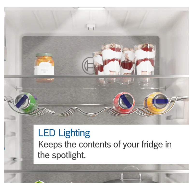 Bosch Series 4 KIR81VSF0G - White Integrated Fridge - F energy - Image 4