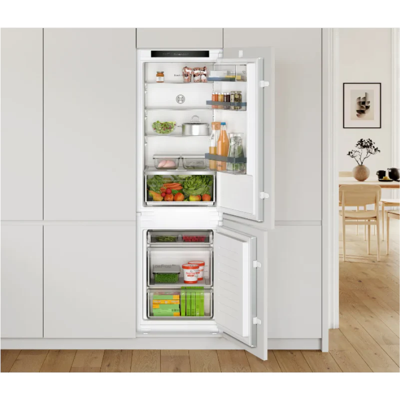 Bosch Series 4 KIV86VSE0G - White Integrated 60/40 Low Frost Fridge Freezer - E energy - Image 4
