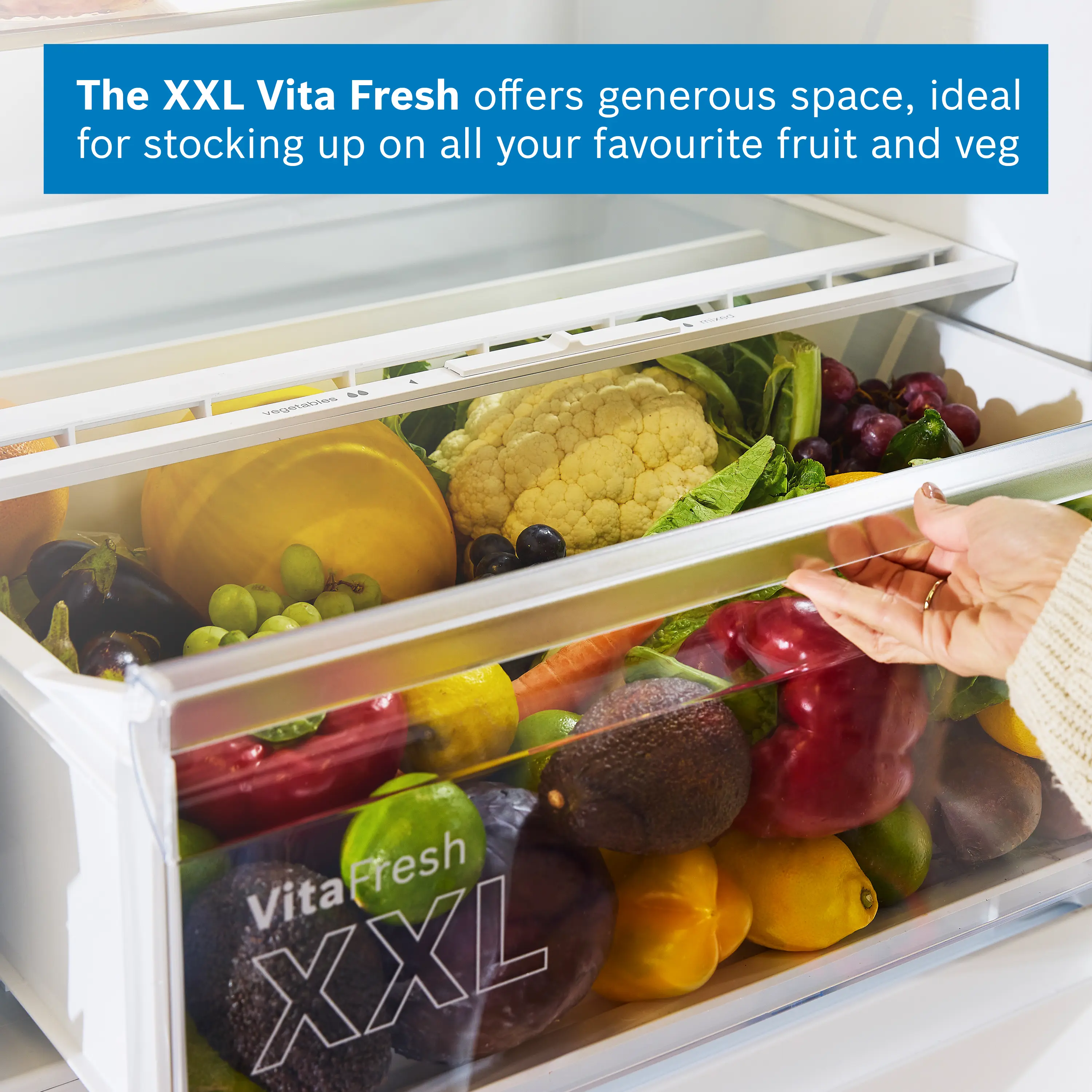 Bosch Series 4 KIV86VSE0G - White Integrated 60/40 Low Frost Fridge Freezer - E energy - Image 6