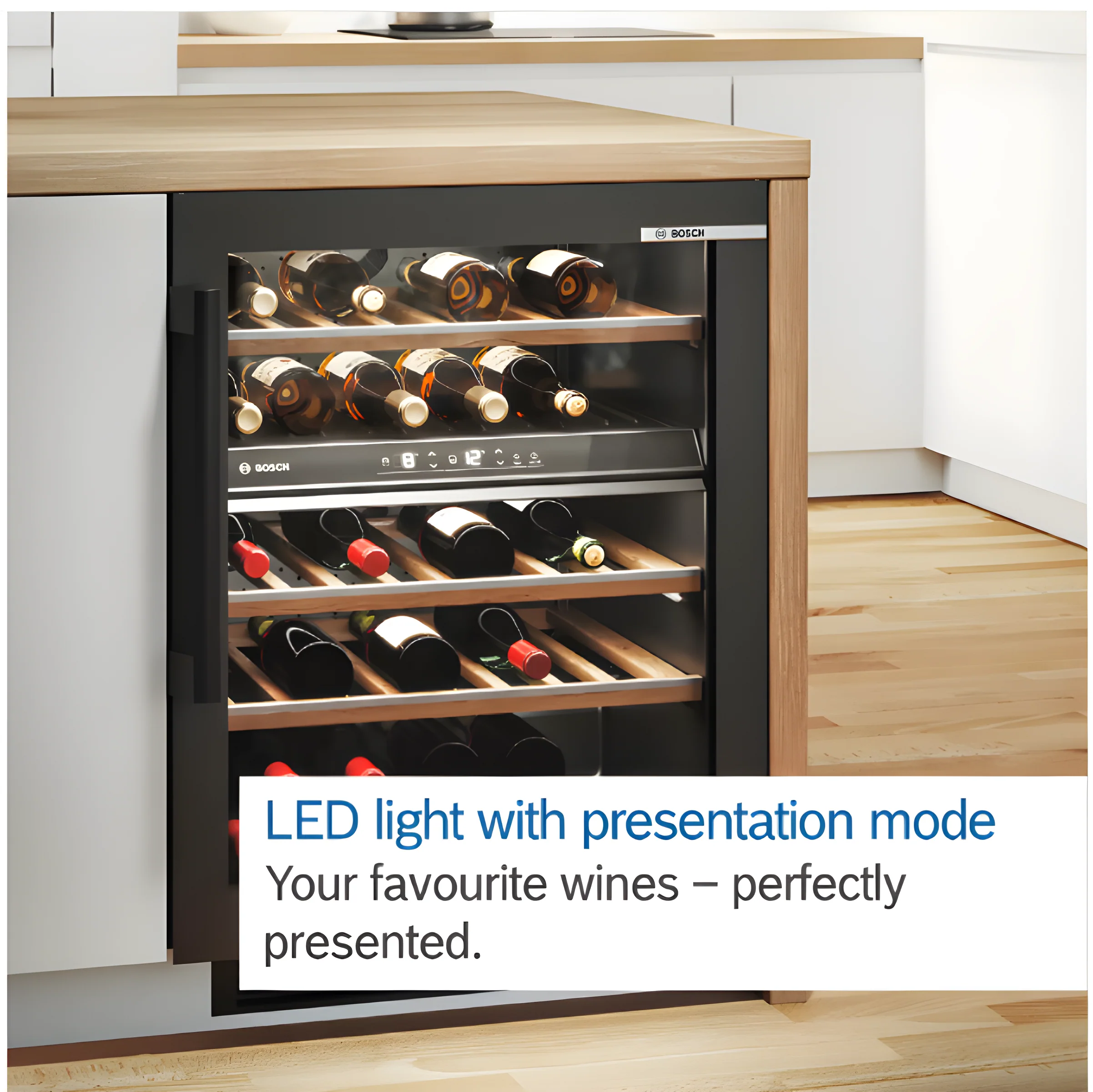 Bosch Series 6 KUW20VHF0G - Black 21 Bottle Capacity Wine Cooler - F energy - Image 3