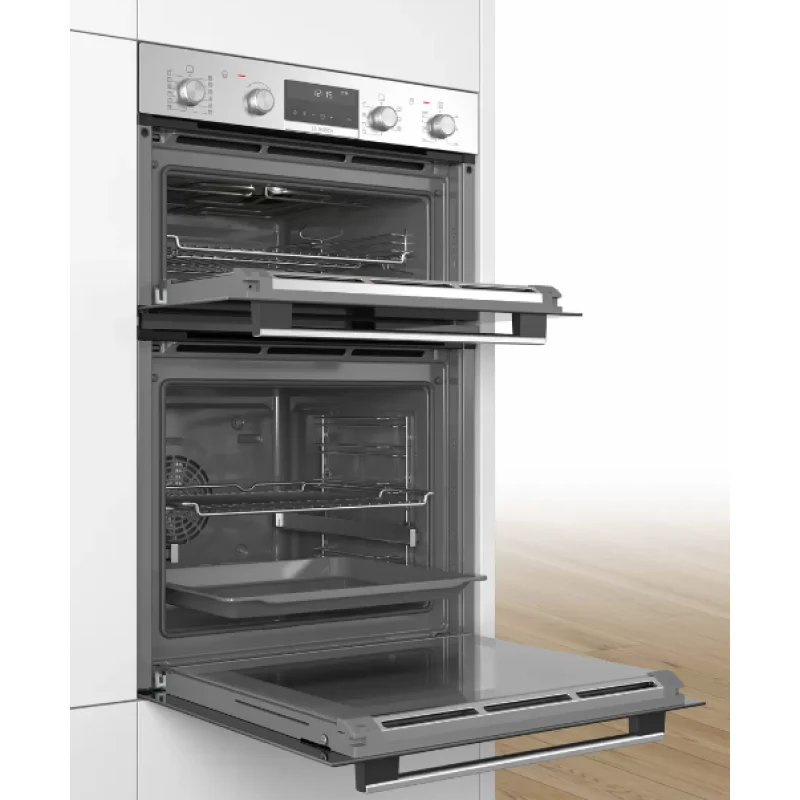 Bosch Series 6 MBA5785S6B - Stainless steel Built in Electric Double Oven - A/B energy - Image 4