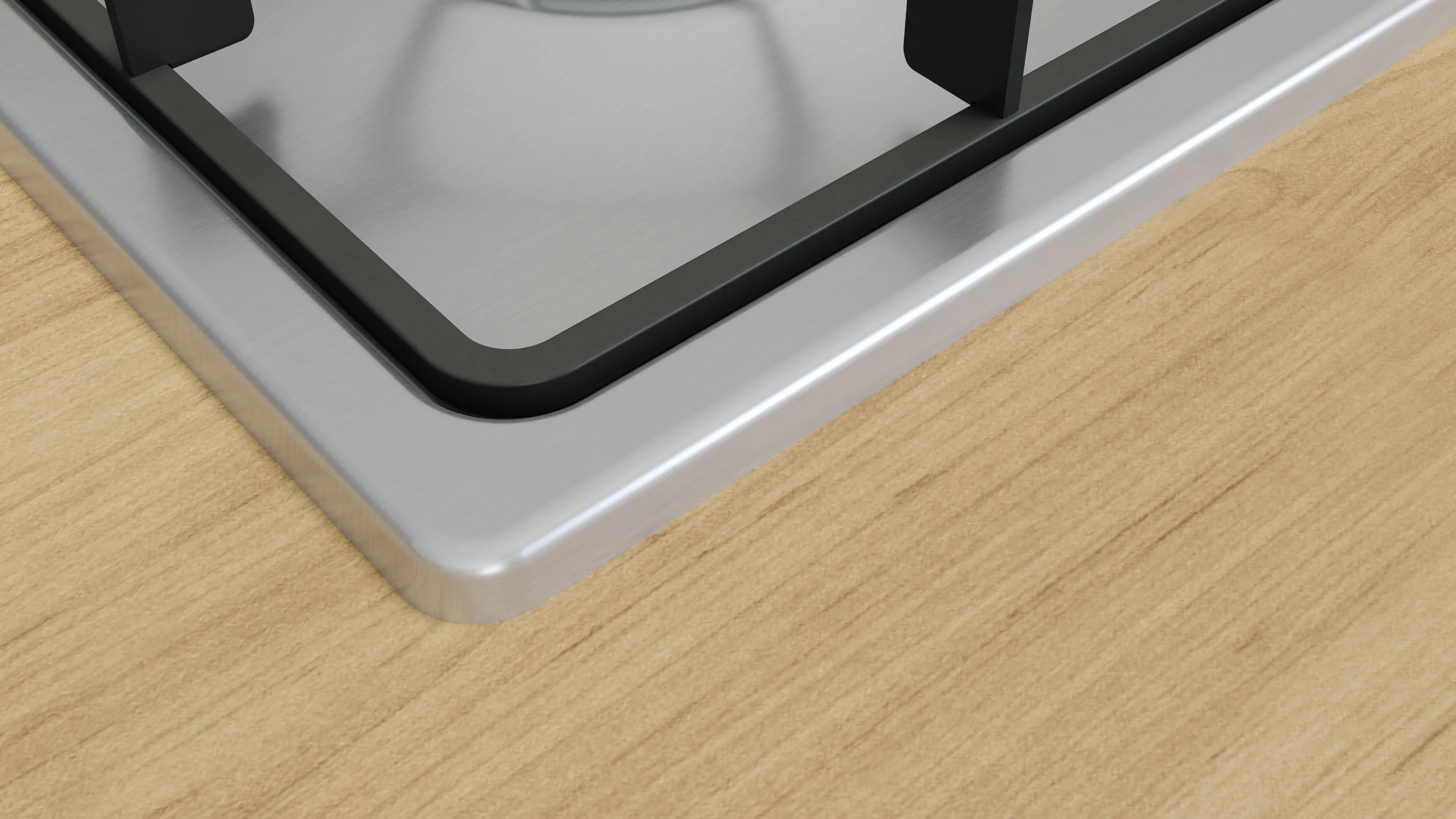 Bosch Series 2 PBP6B5K60 - Stainless Steel 60cm Gas Hob - 4 Cooking Zones - Image 3