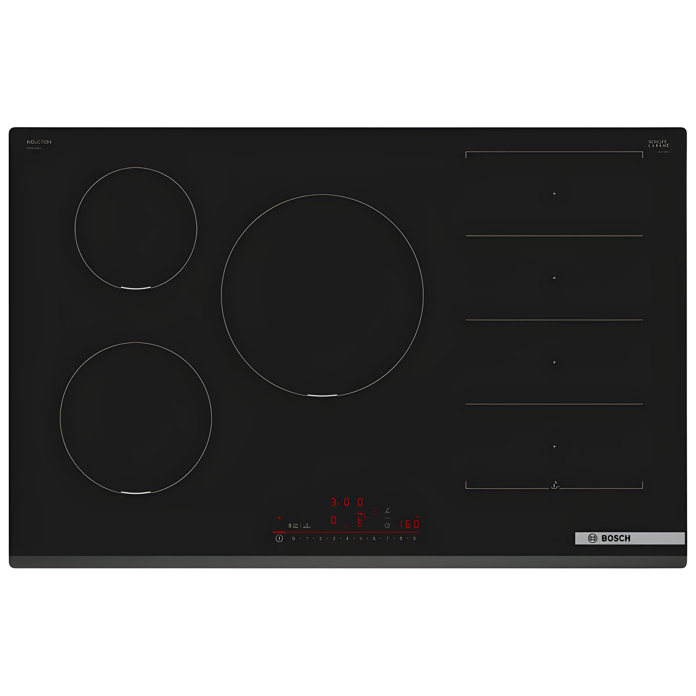 Bosch Series 6 PXV831HC1E - Black 5 Zone Induction Hob