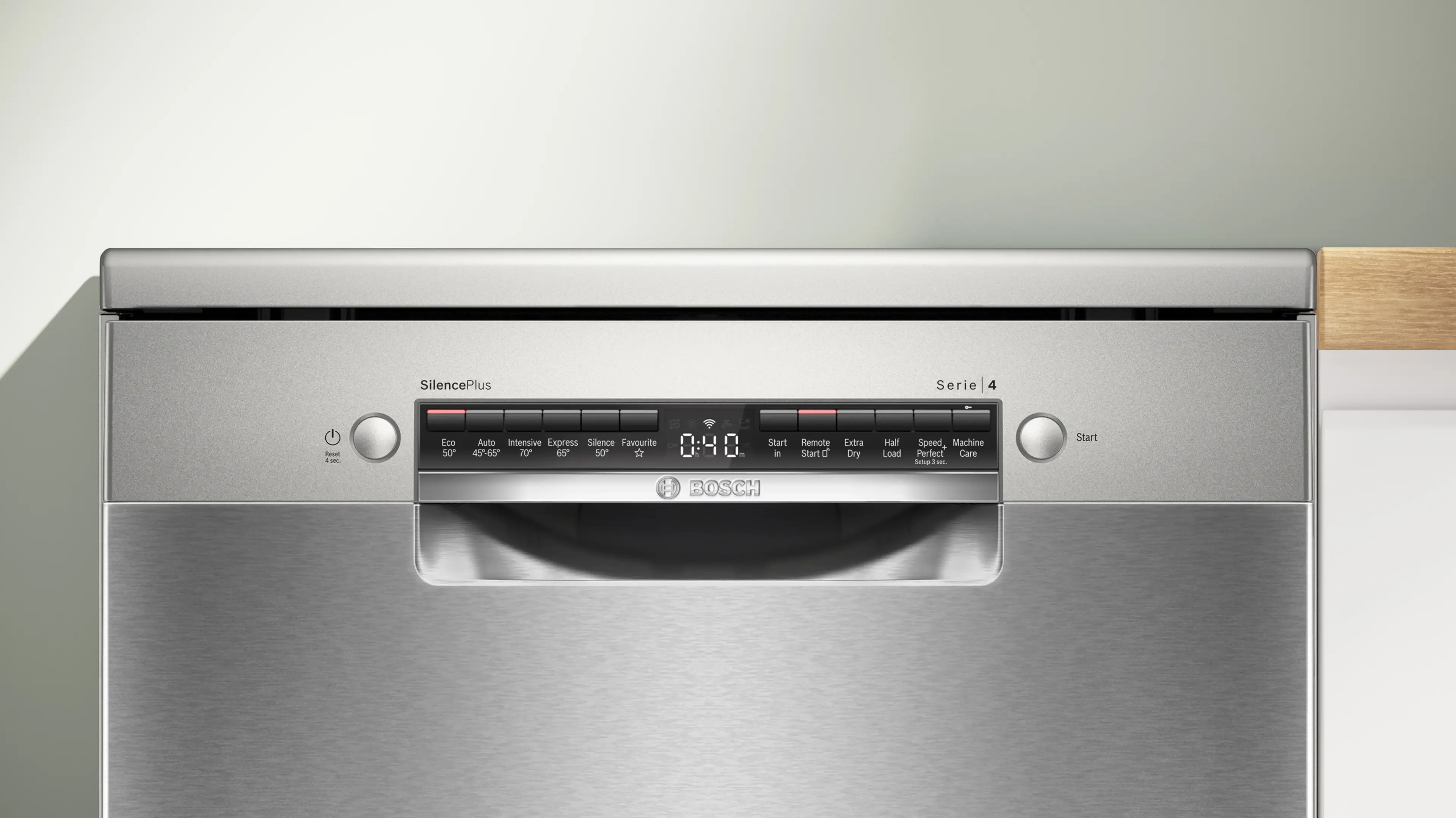 Bosch Series 4 SMS4EKI06G - Silver Freestanding Dishwasher - B energy - Image 2