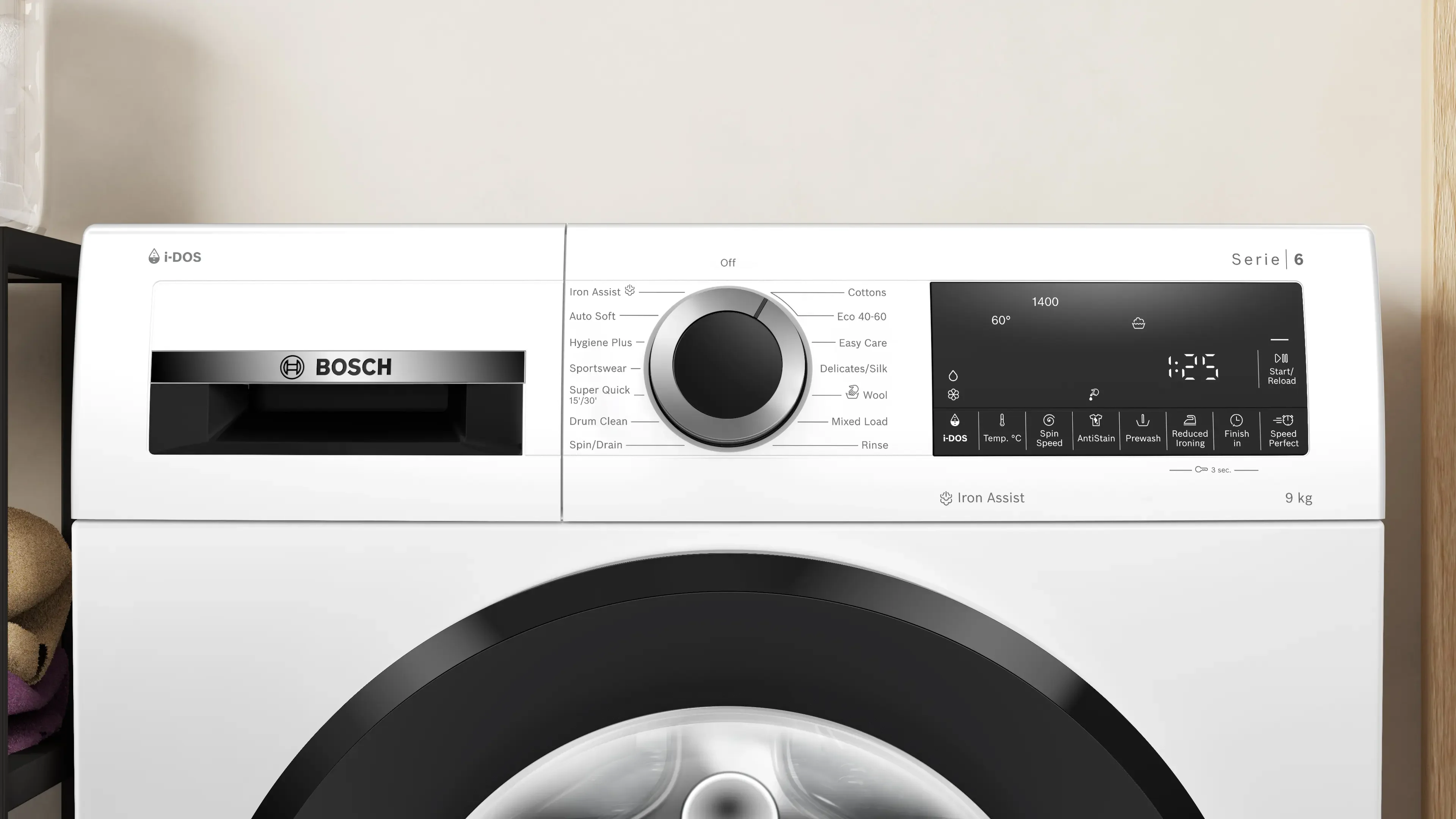 Bosch Series 6 WGG244F9GB - White Freestanding 9KG Washing Machine - 1400 RPM - A energy - Image 3