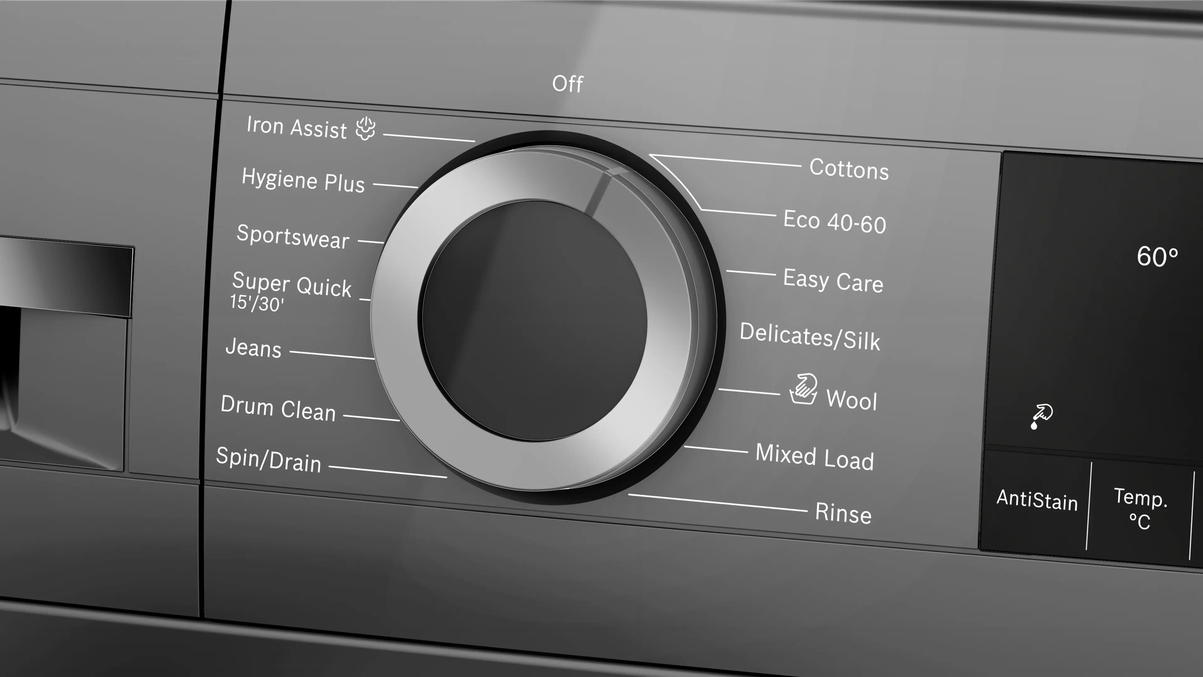 Bosch Series 6 WGG244ZCGB - Graphite Freestanding 9KG Washing Machine - 1400 RPM - A energy - Image 3