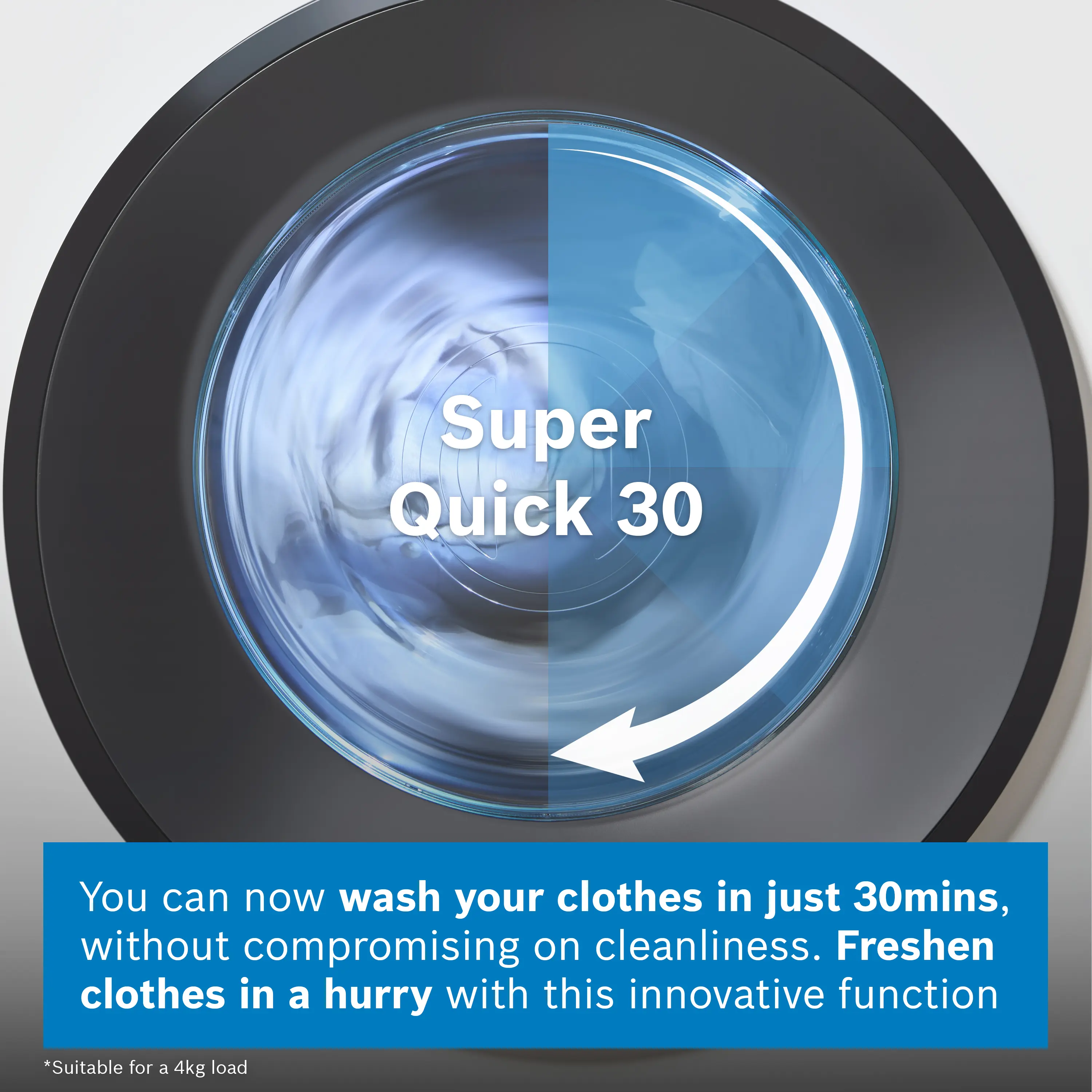 Bosch Series 6 WGH254A0GB - White 10KG Washing Machine - 1400 RPM - A energy - Image 13