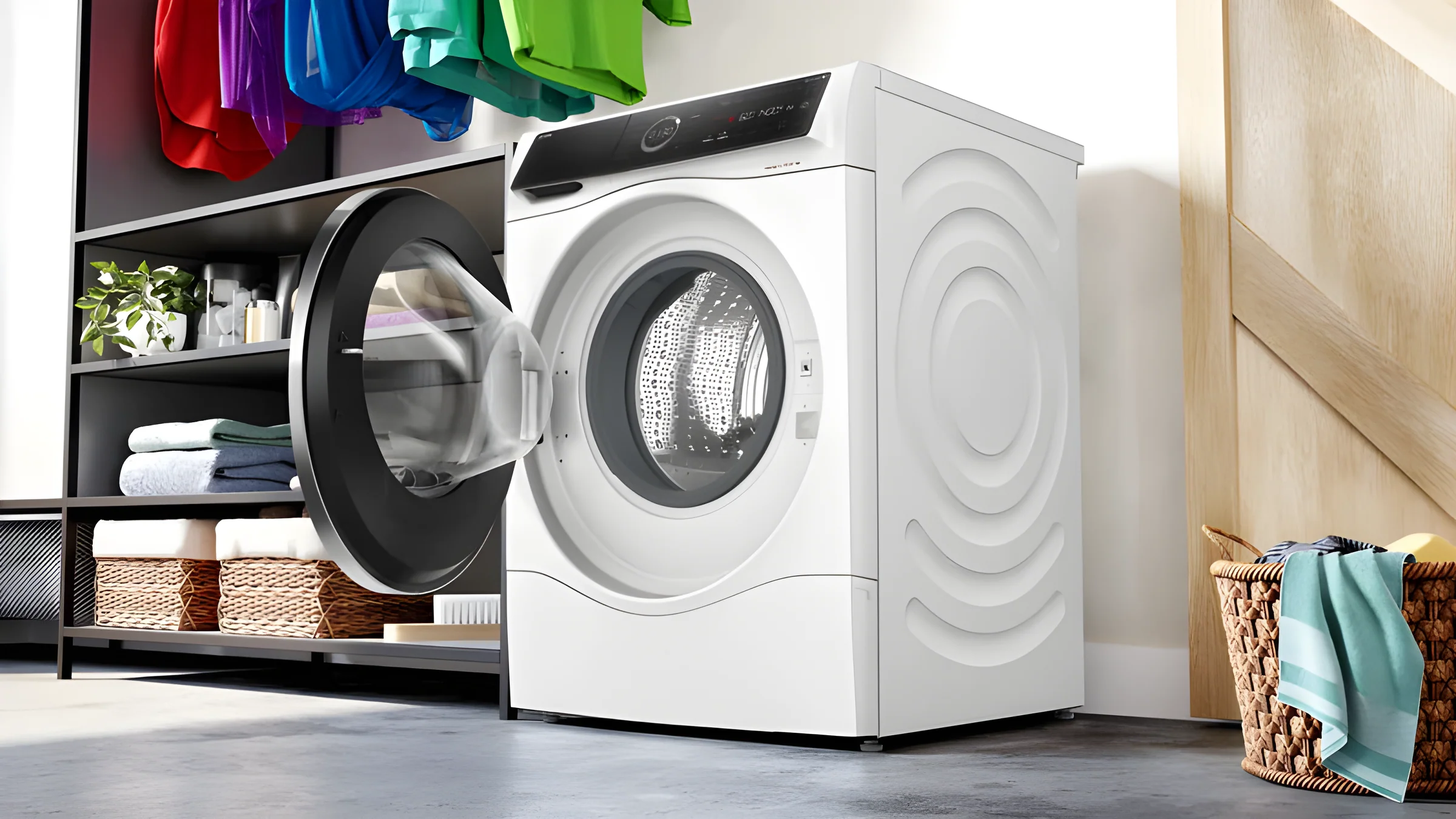 Bosch Series 8 WNC25410GB - White 10.5KG/6KG Washer Dryer - 1400 RPM - A/D energy - Image 3