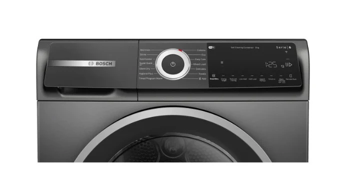 Bosch Series 6 WQH246DRGB - Graphite 9KG Heat Pump Tumble Dryer - A++ Energy - Image 2