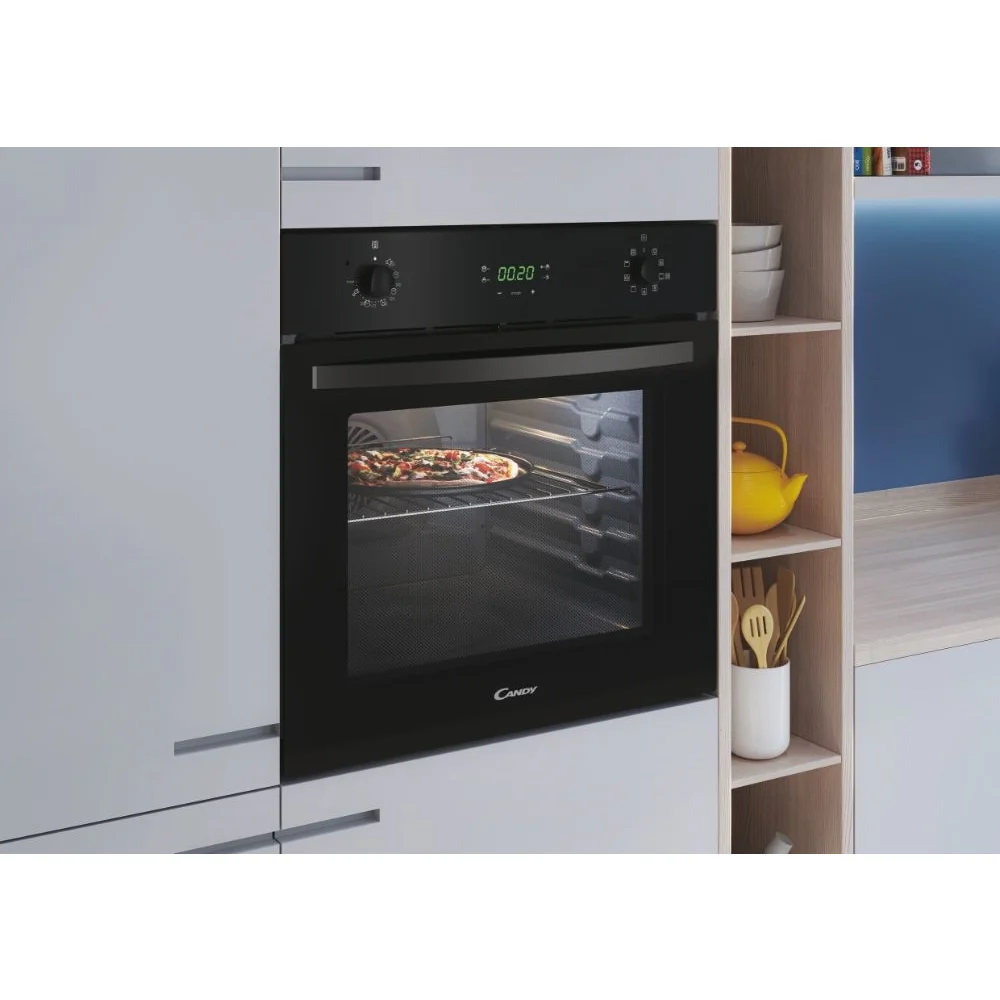Candy FIDCB676 - Candy Idea FIDCB676 65L Pyrolytic Electric Fan Black Built In Single Oven - 65L Capacity - A Energy Rating - Image 5
