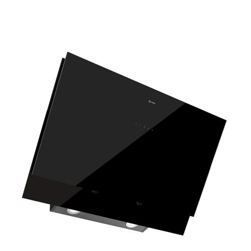 Caple ATA901 - Black Glass 90cm Wall Mounted Cooker Hood - 612m3/h Extraction - A Energy Rating - Image 2
