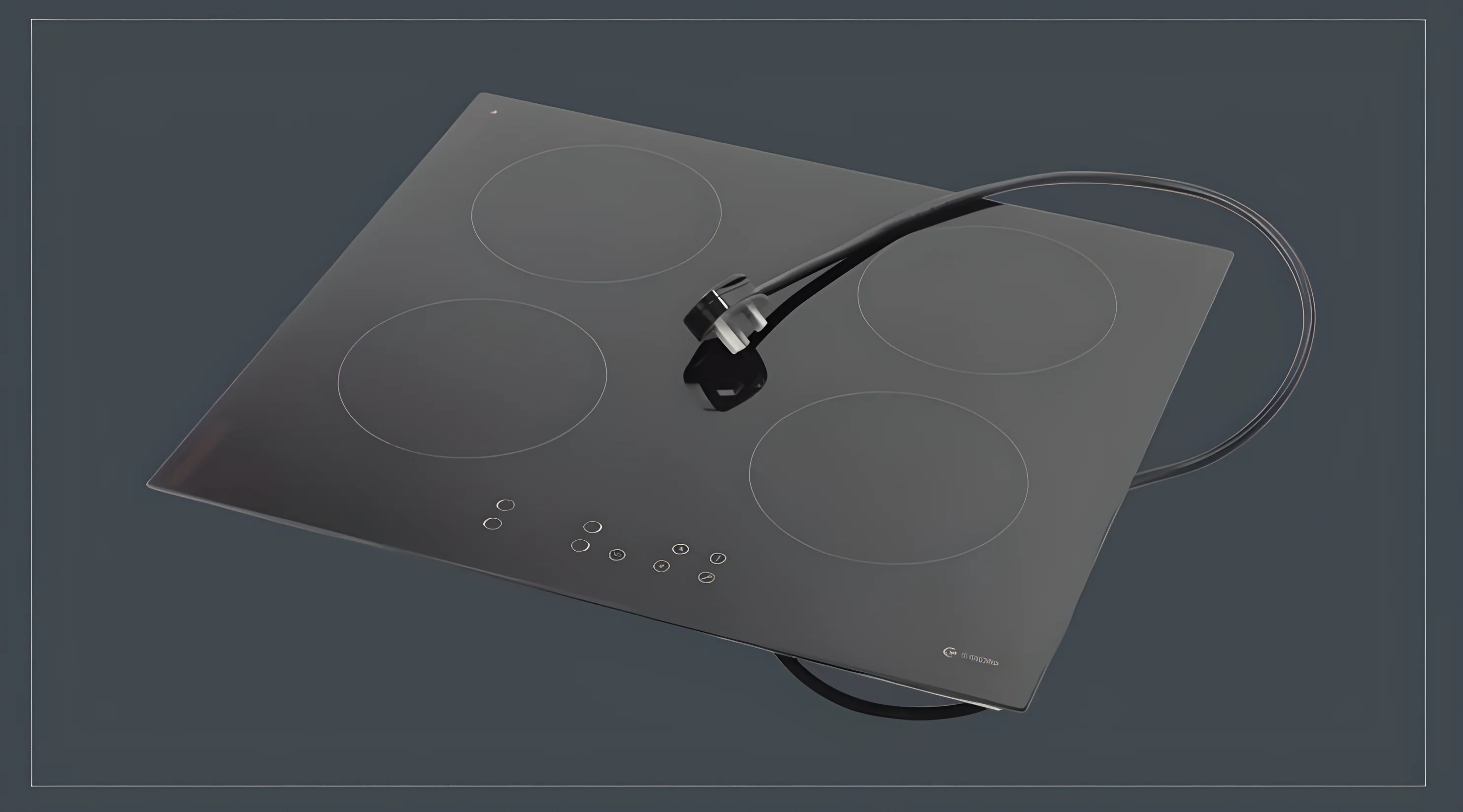 Caple C841i - Black 59cm Induction Hob - 4 Zones 13A - Image 3