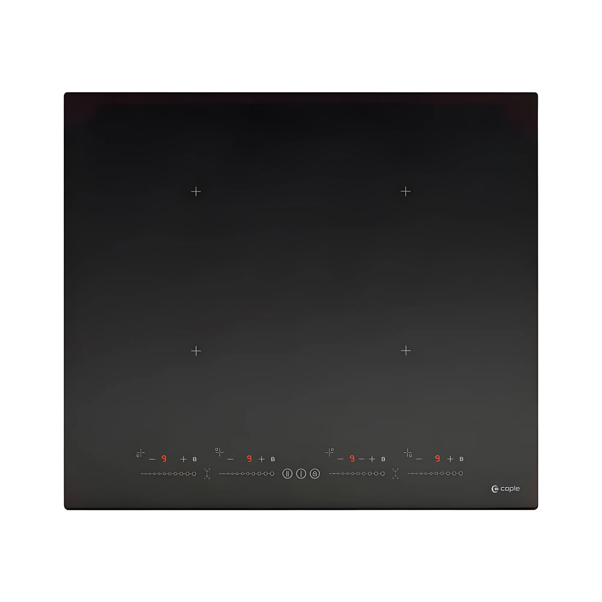 Caple C859i - Black 59cm Induction Hob - Touch Control - 4 Zones - Image 3