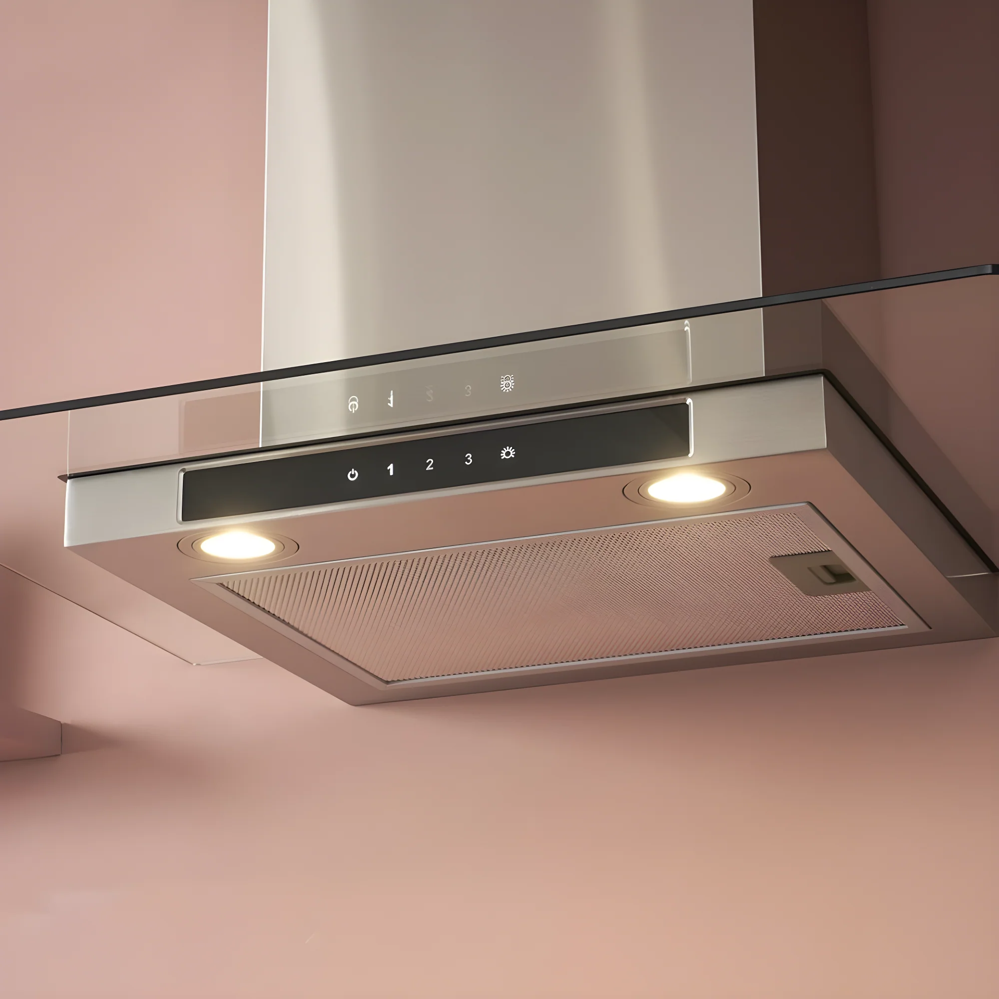 Caple FGC721 - Stainless Steel 69.5cm Chimney Hood - 654m³/h - B Energy - Image 3