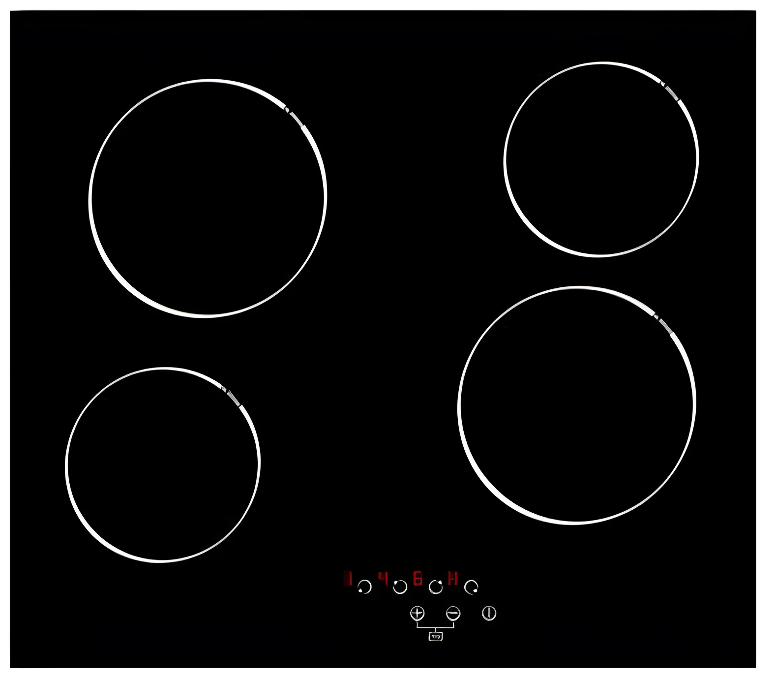 Cata UBTCC60F - 4 Zone Ceramic Hob