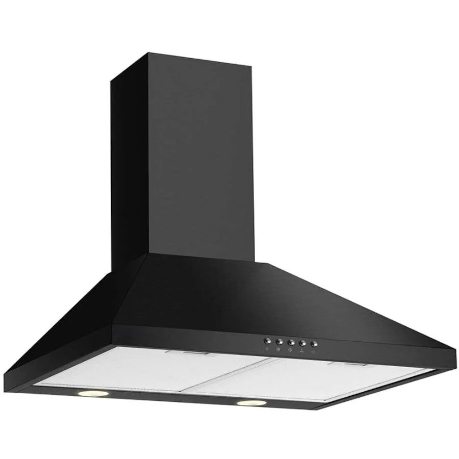 CDA ECH73BL - Black 70cm Chimney Extractor - 498m³/h - C Energy Rated
